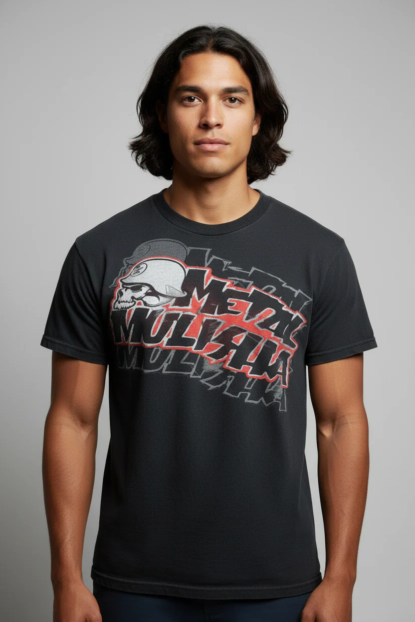 Y2K Metal Mulisha Rock Band T-shirt