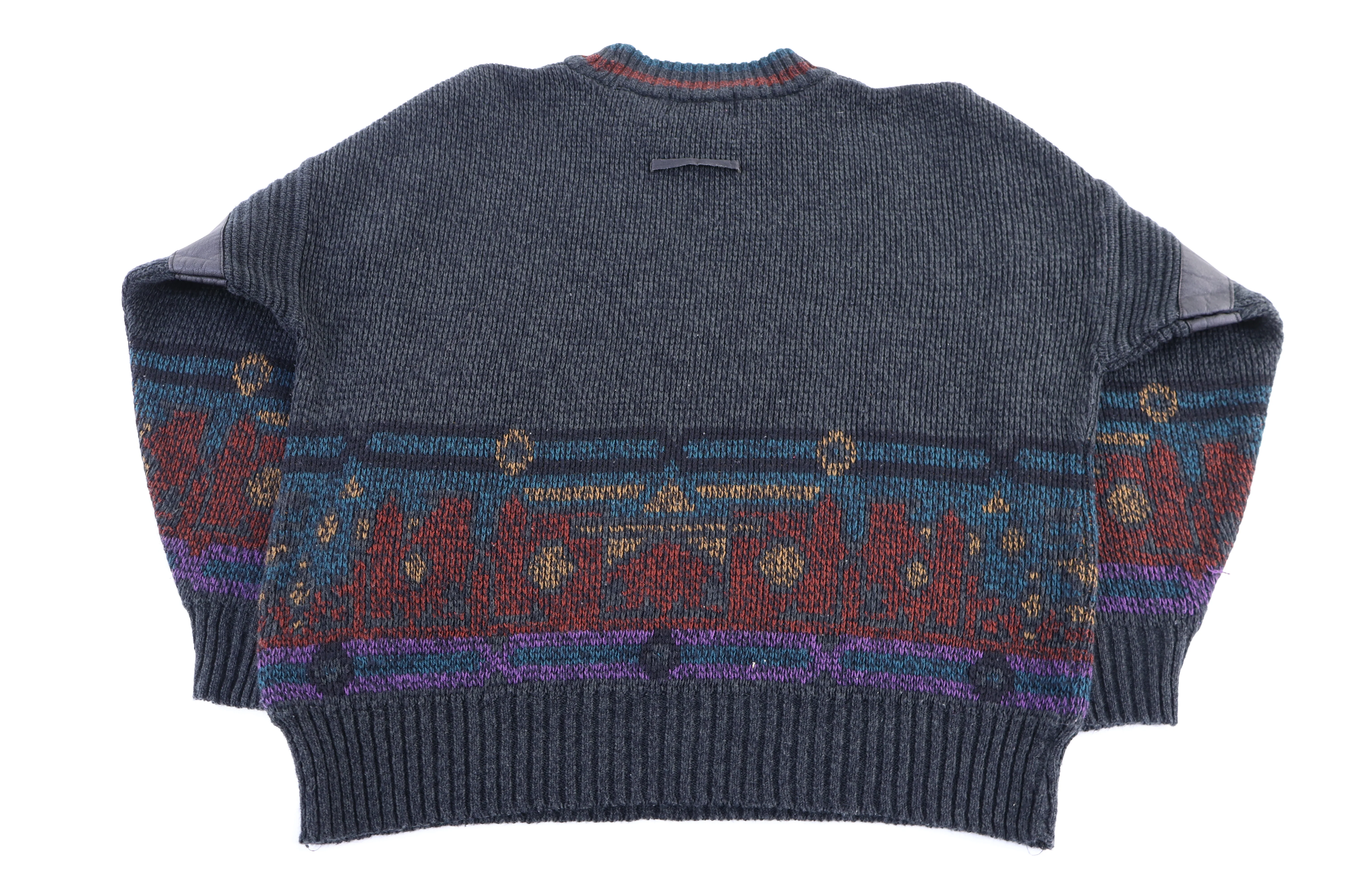 Michael Gerald Multipattern Knit Sweater - Image 2