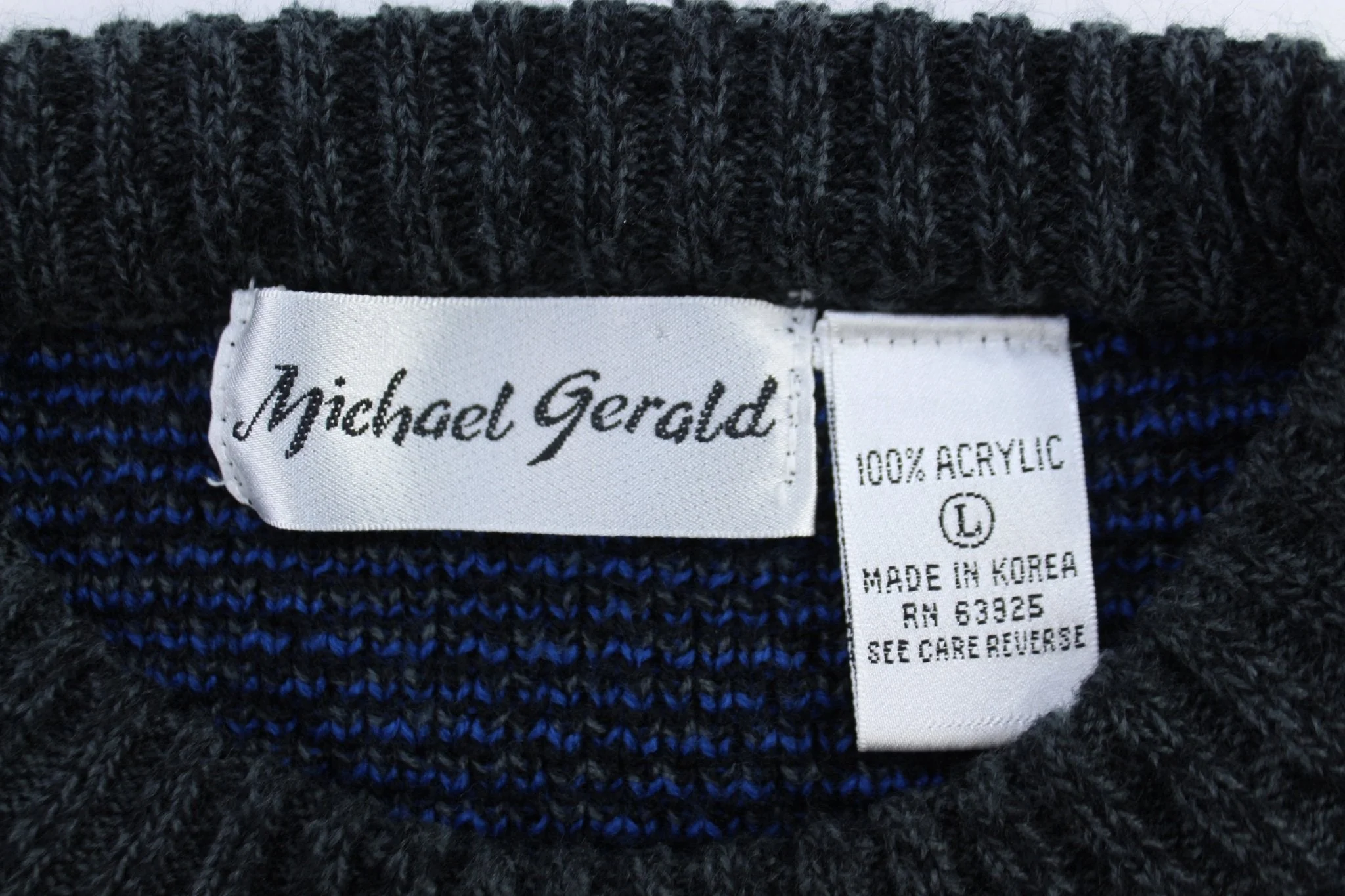 Michael Gerald Multipatterned Knit Sweater - Image 3