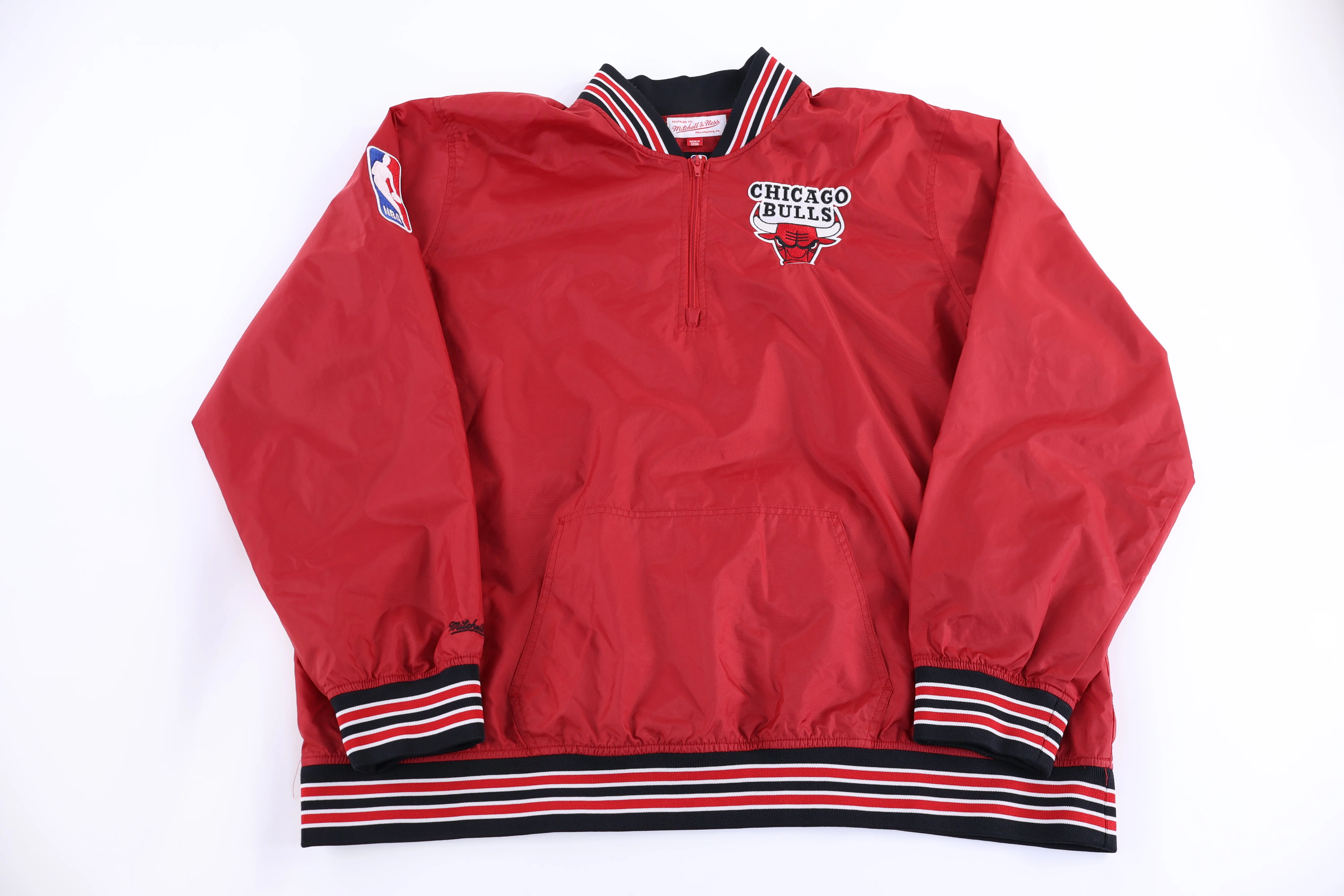 Mitchell & Ness Chicago Bulls Basketball Pullover Windbreaker