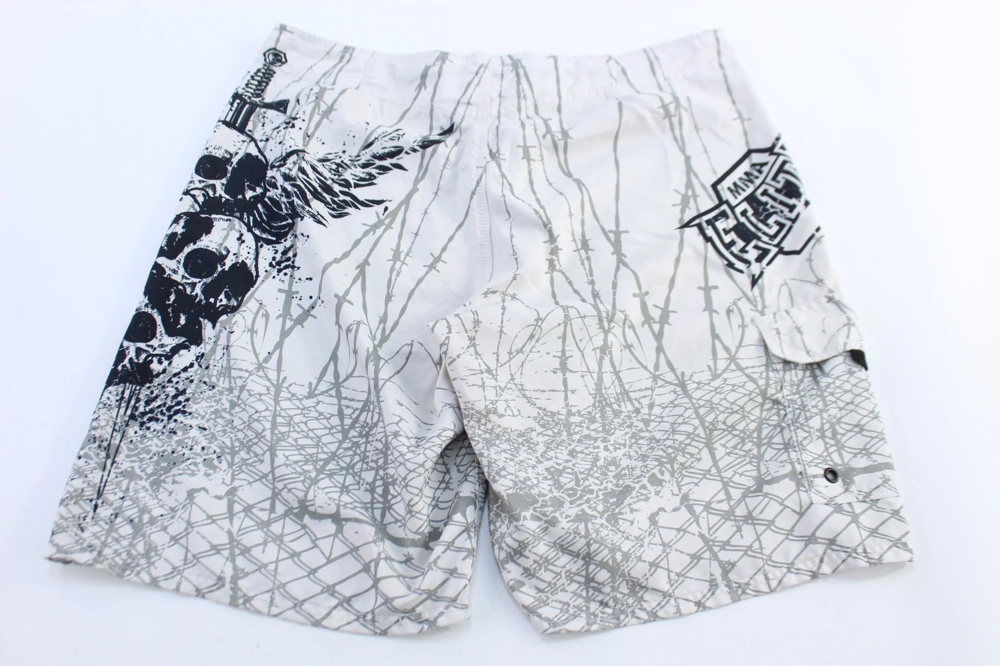 MMA Elite Barbed Wire Graphic Shorts - Image 2