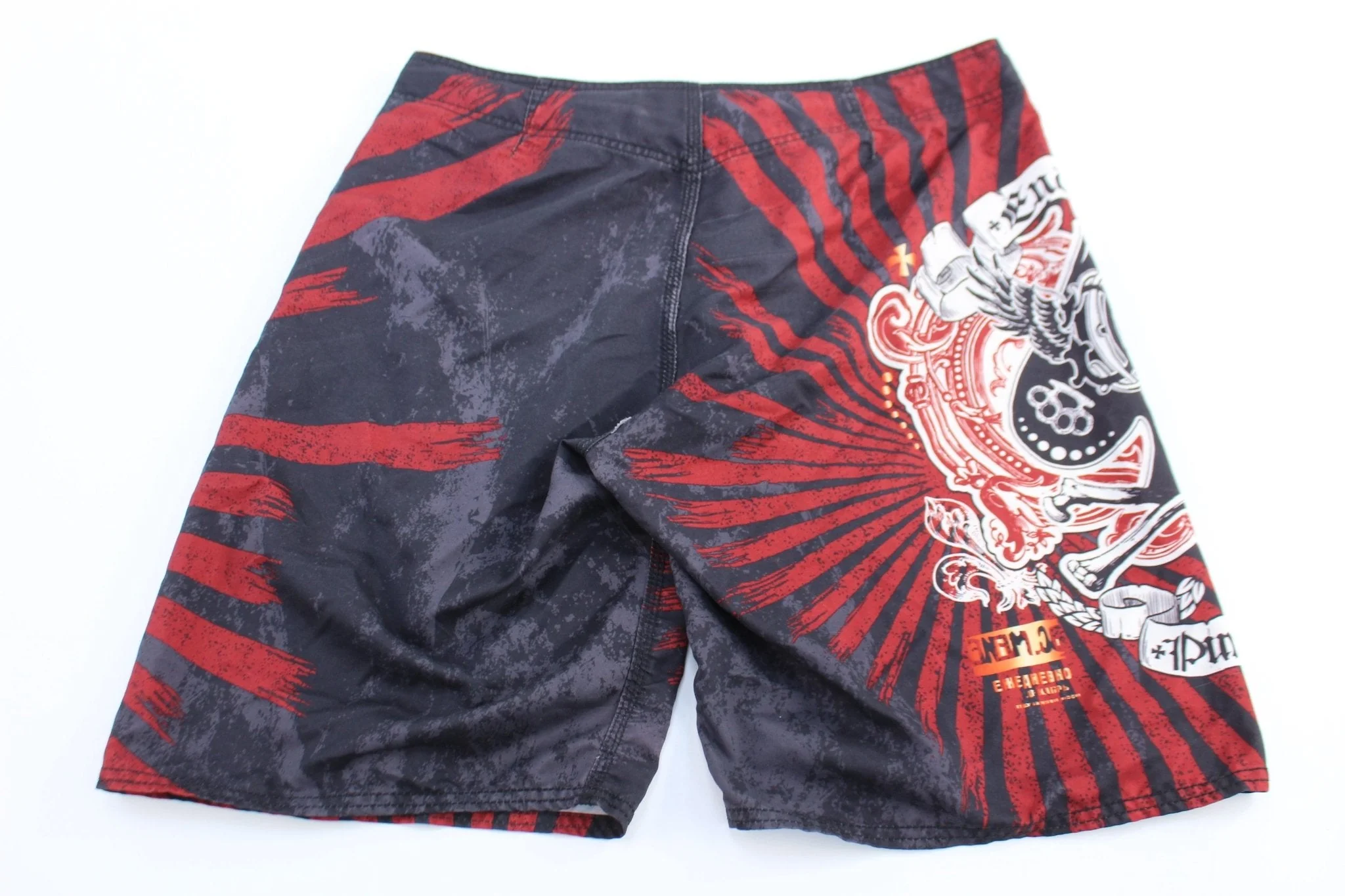 MMA Elite Red & Black Shorts - Image 2