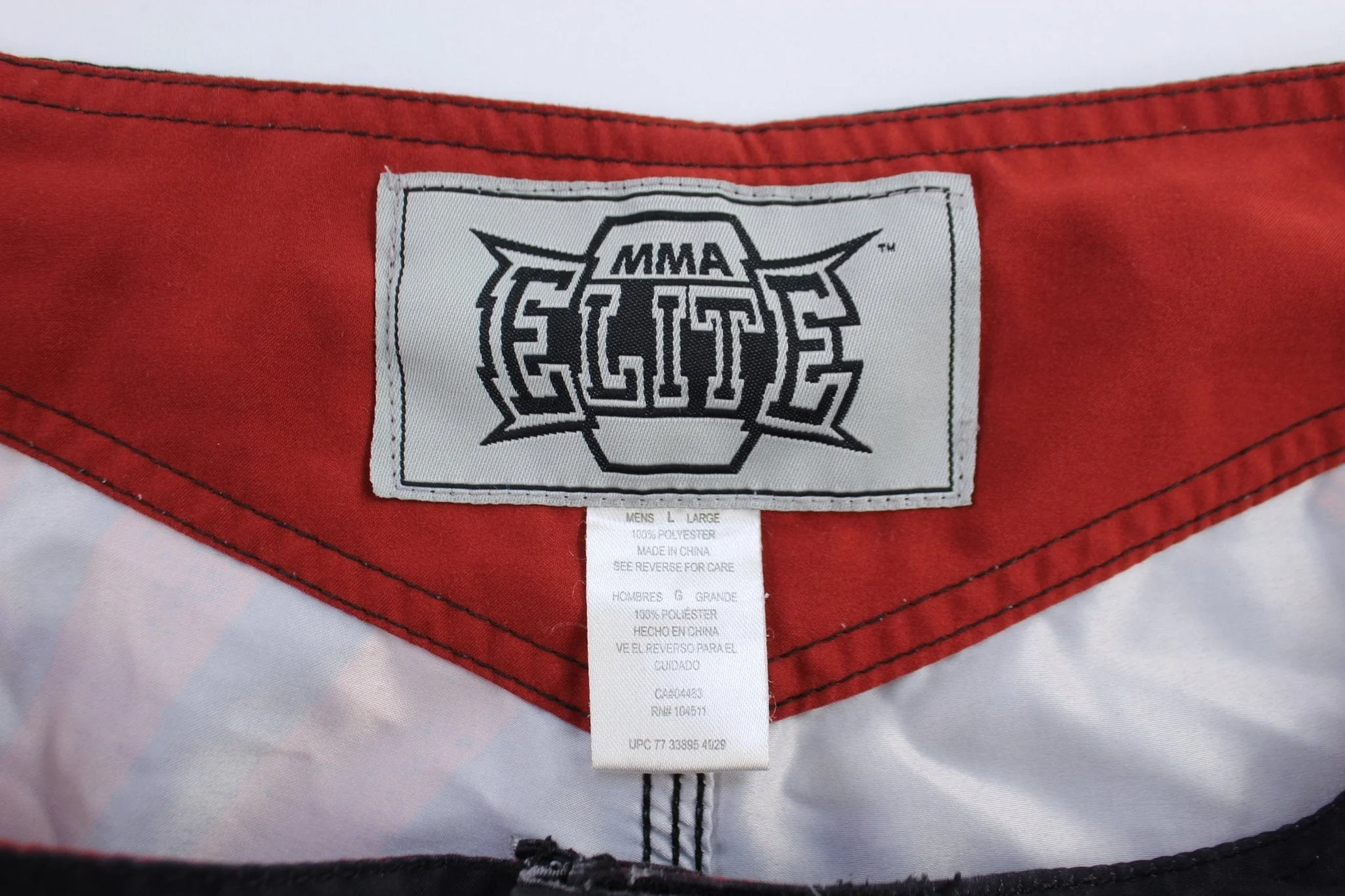 MMA Elite Red & Black Shorts - Image 3