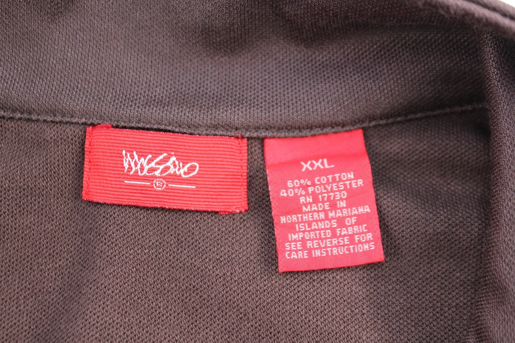 Mossimo Embroidered Logo Brown, Cream, & Yellow Track Jacket - Image 3