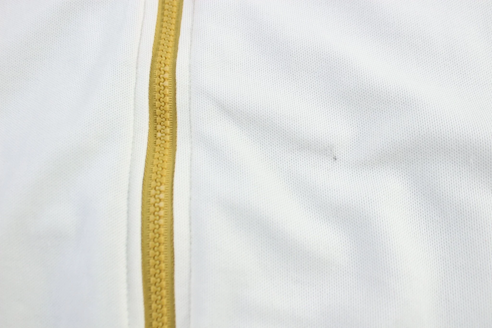 Mossimo Embroidered Logo Brown, Cream, & Yellow Track Jacket - Image 4