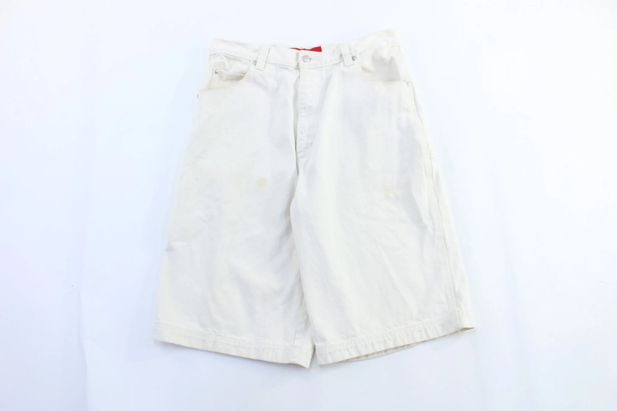 PJ Mark White Wash Denim Shorts