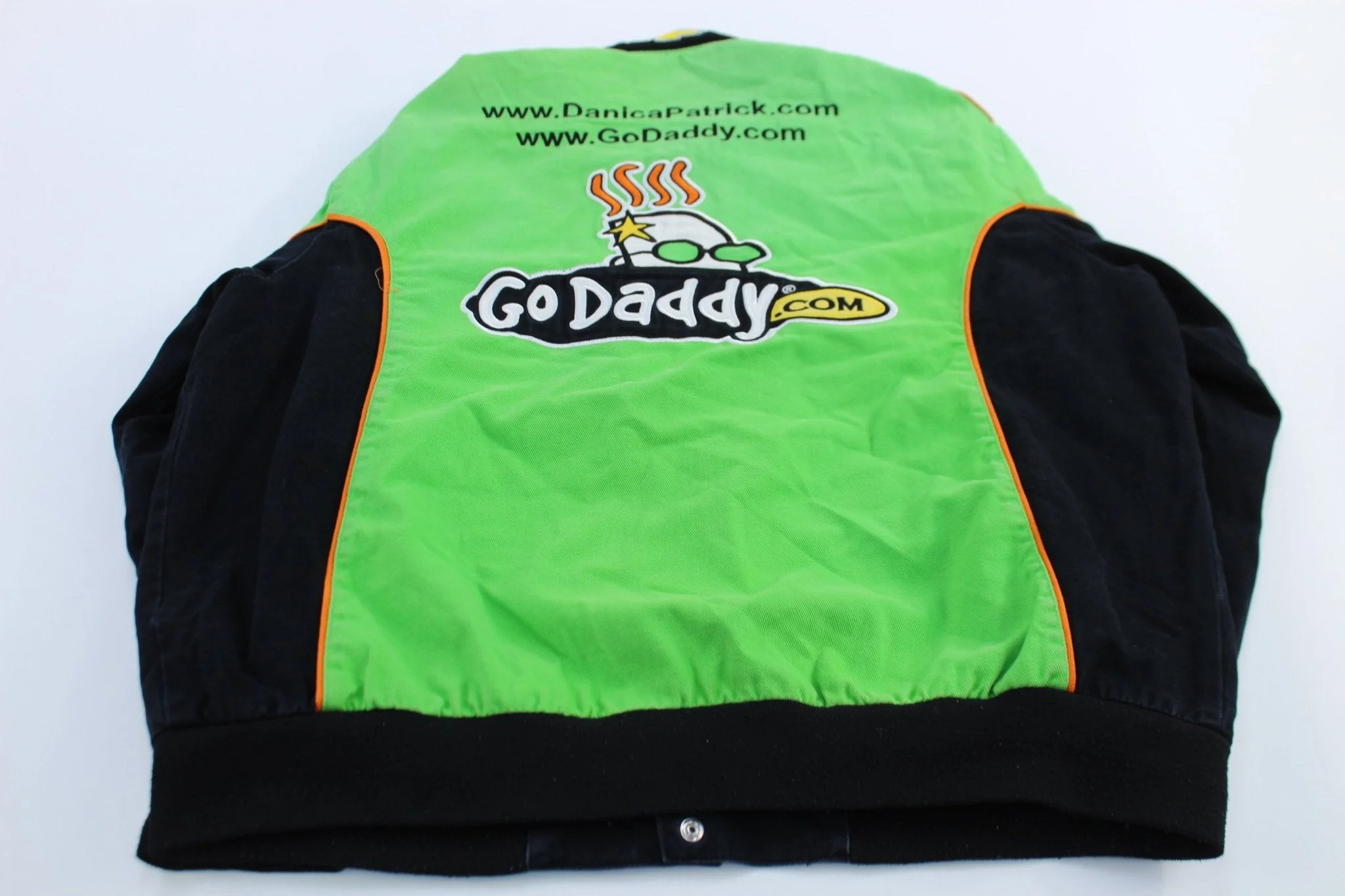 Nascar Embroidered Go Daddy Jeff Hamilton Racing Jacket - Image 2
