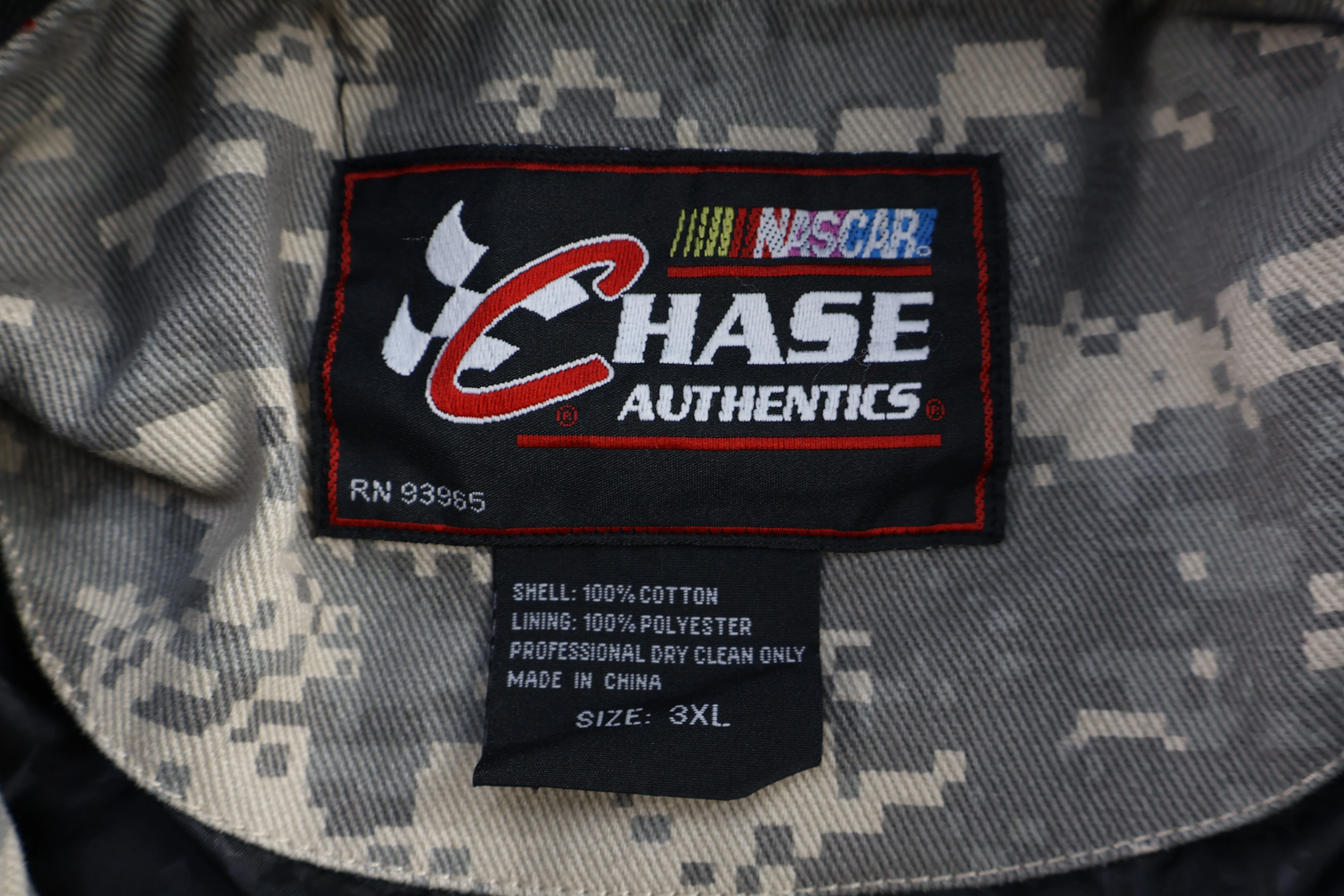 Nascar National Guard Camo Full Zip Racing Jacket - Image 3
