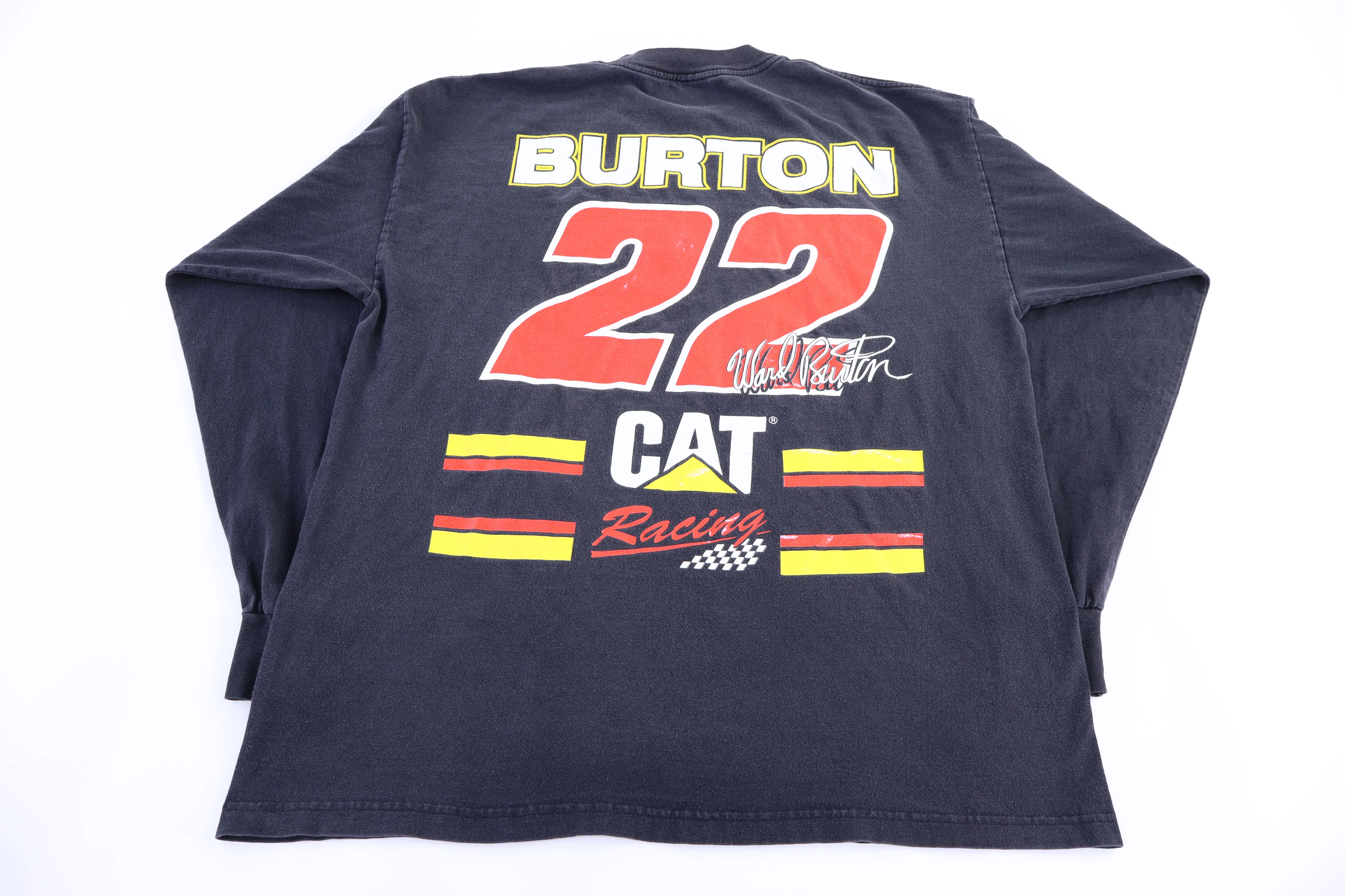 Nascar Ward Burton Caterpillar LS T-shirt - Image 2