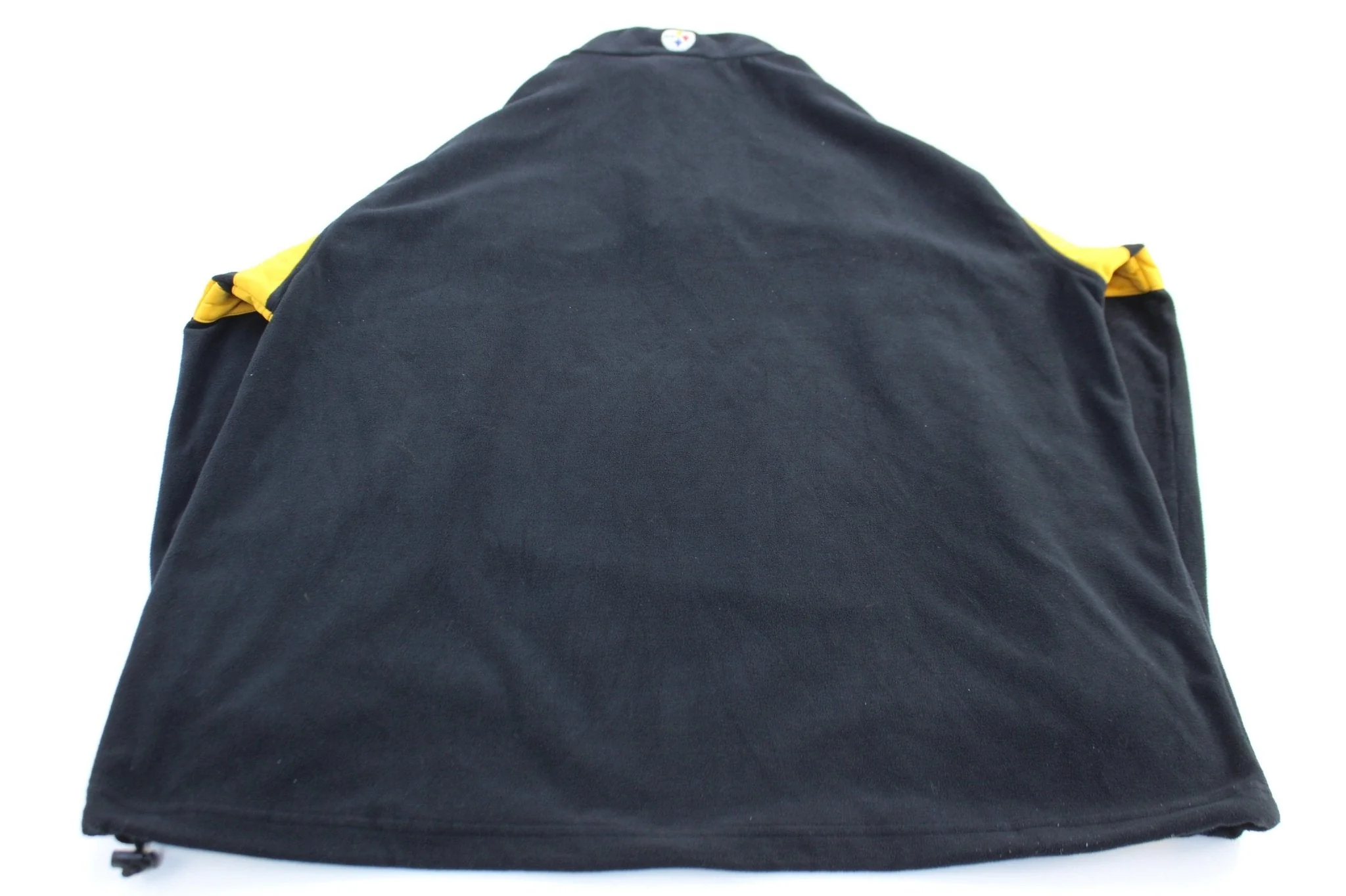 NFL Pittsburgh Steelers Embroidered Black & Yellow Fleece Pullover - Image 2