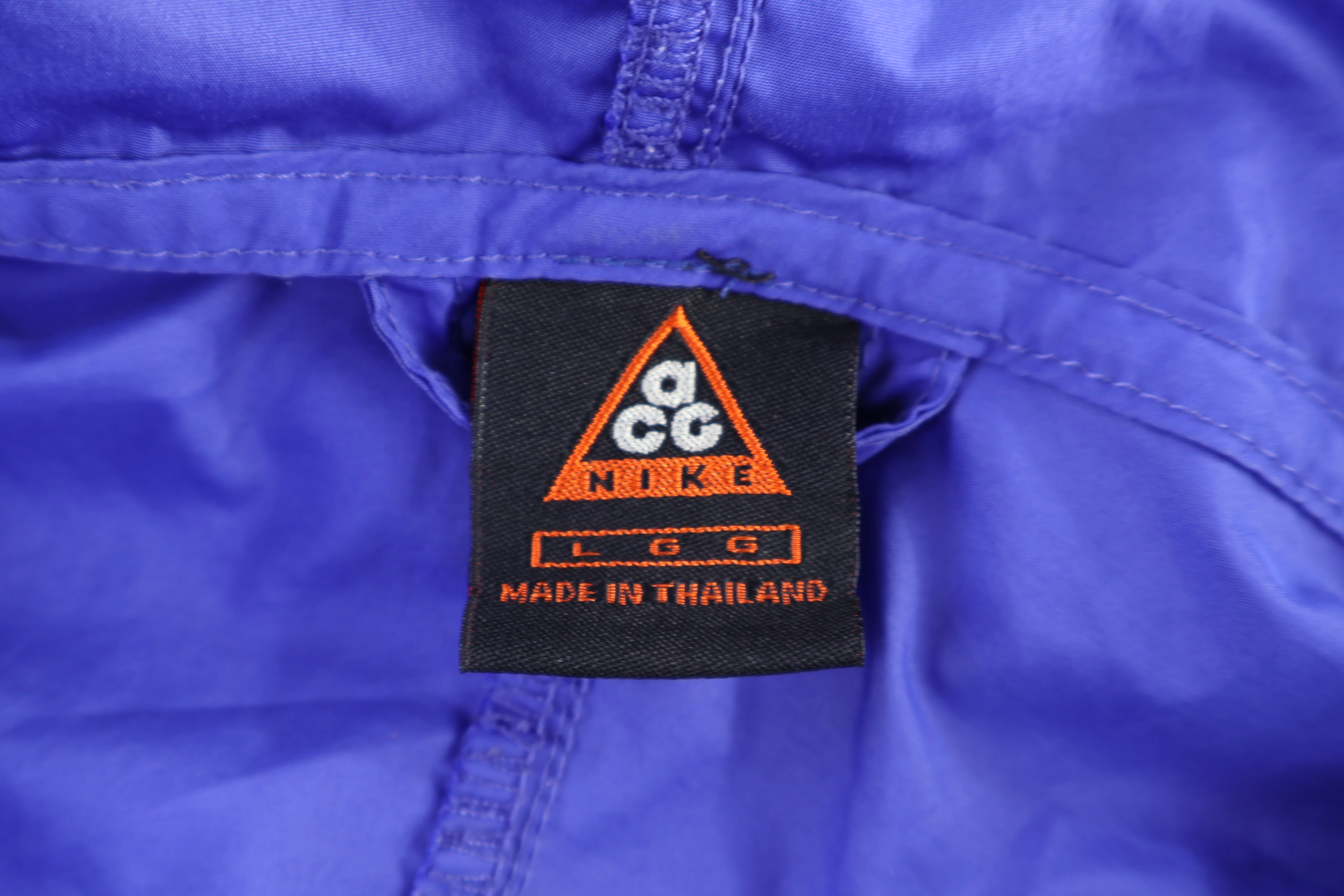 Nike ACG Grey & Blue Half Zip Windbreaker - Image 3