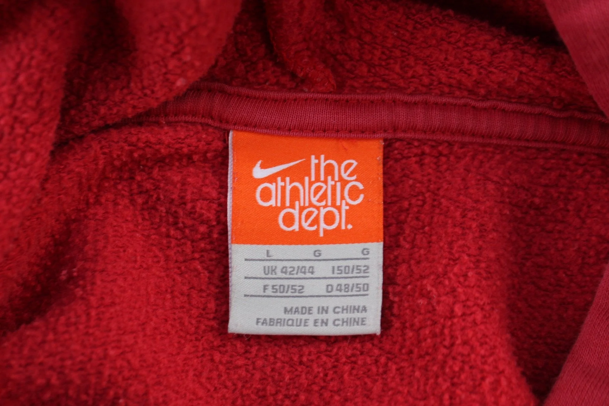 Nike Athletics Red Pullover Hoodie - Image 5