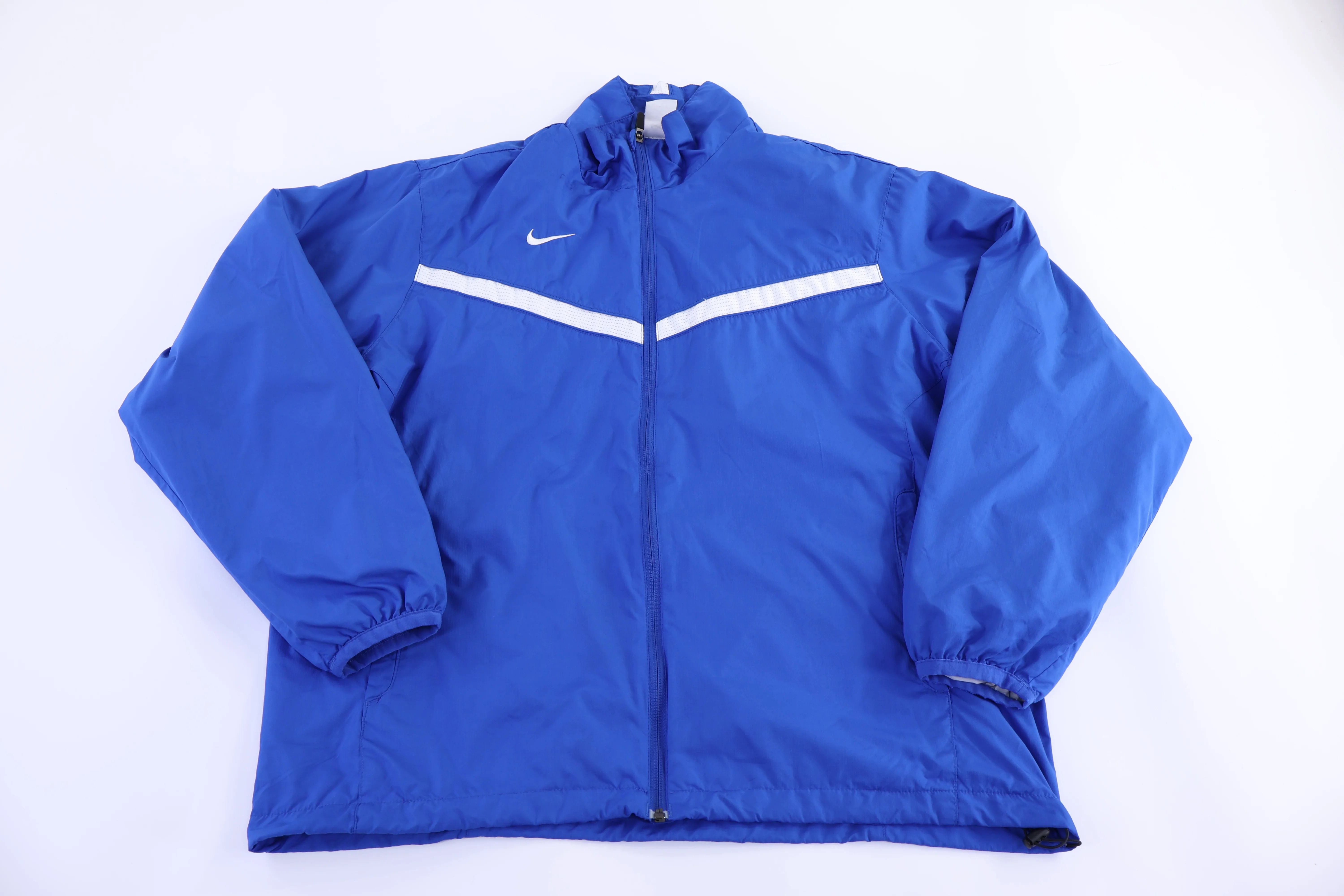 Nike Embroidered Logo Blue Full Zip Jacket