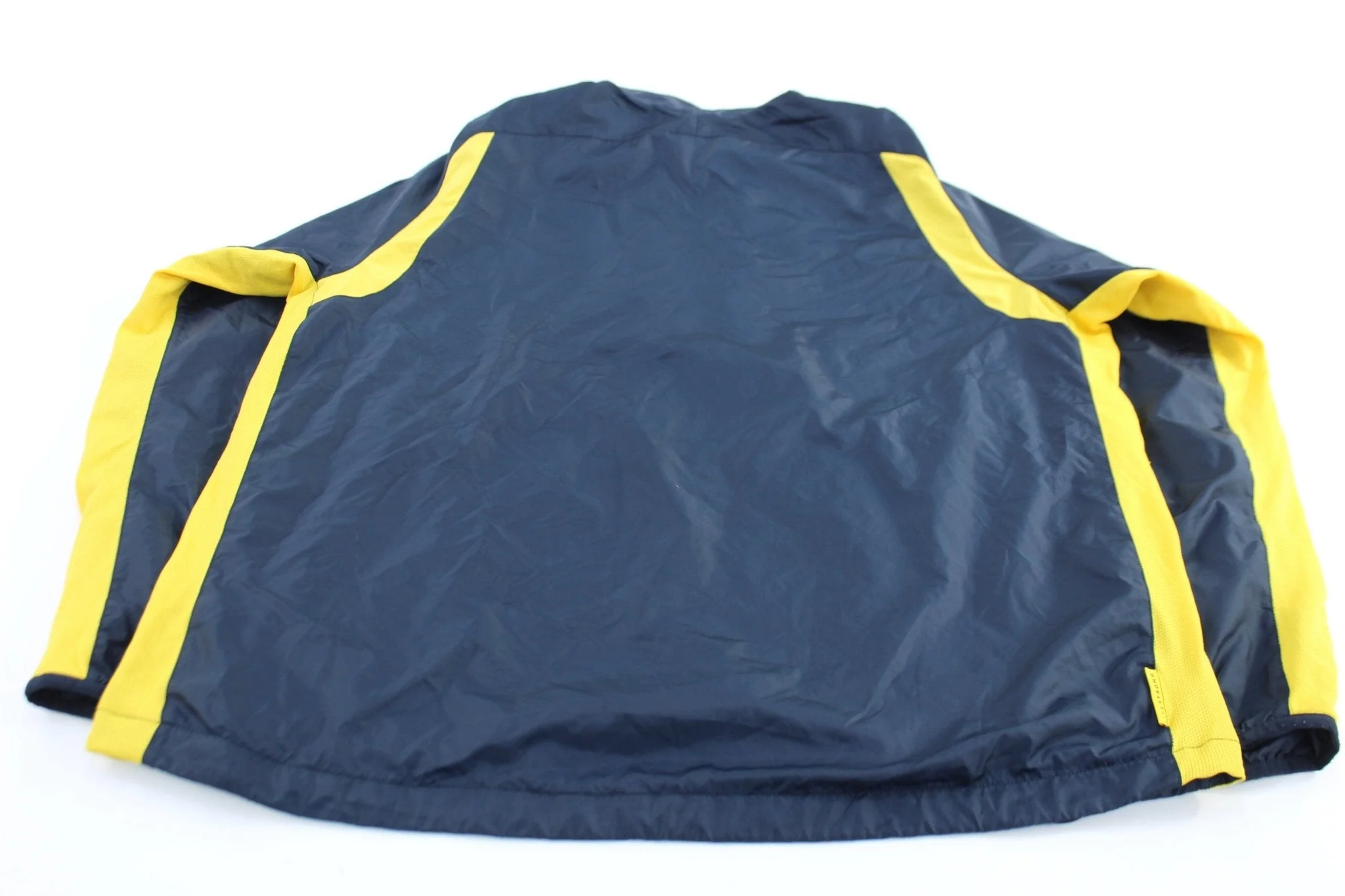 Nike Embroidered Logo Blue & Yellow Livestrong Half Zip Jacket - Image 2