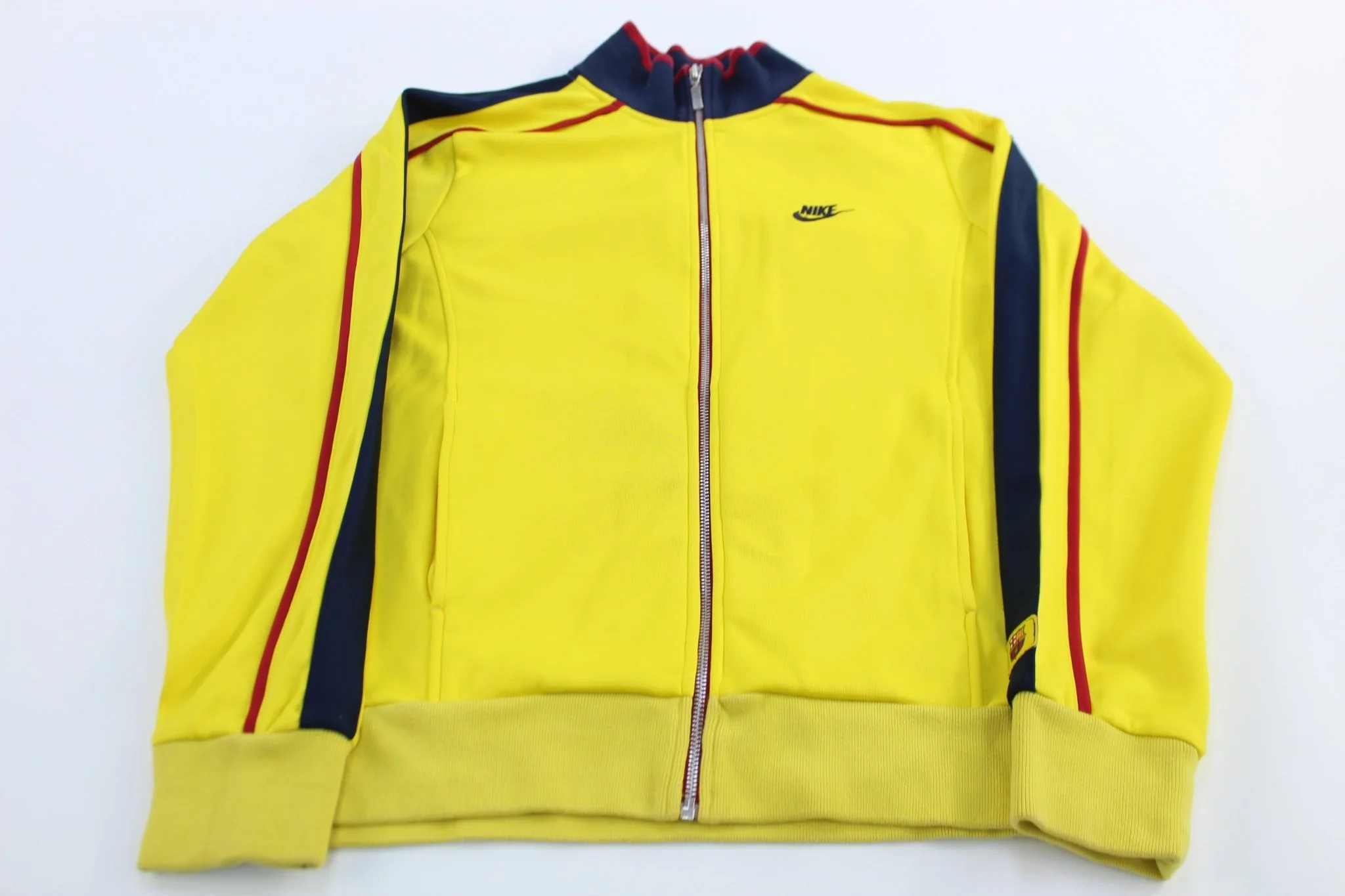 Nike Embroidered Logo FC Barcelona Striped Track Jacket