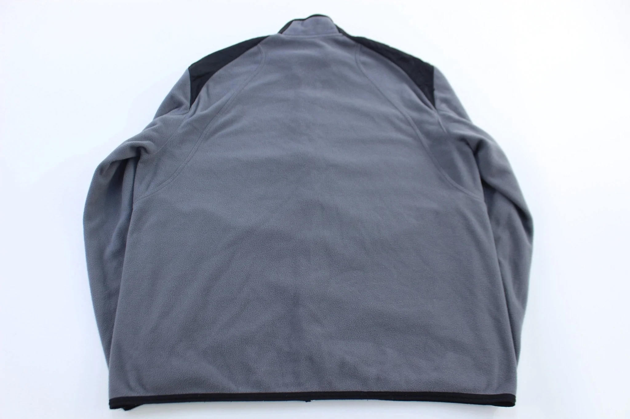 Nike Embroidered Logo Grey Fleece Full Zip Jacket - Image 2