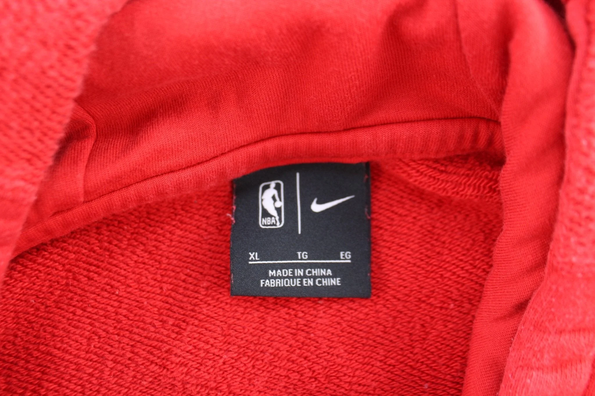 Nike Embroidered Logo Houston Rockets Pullover Hoodie - Image 3