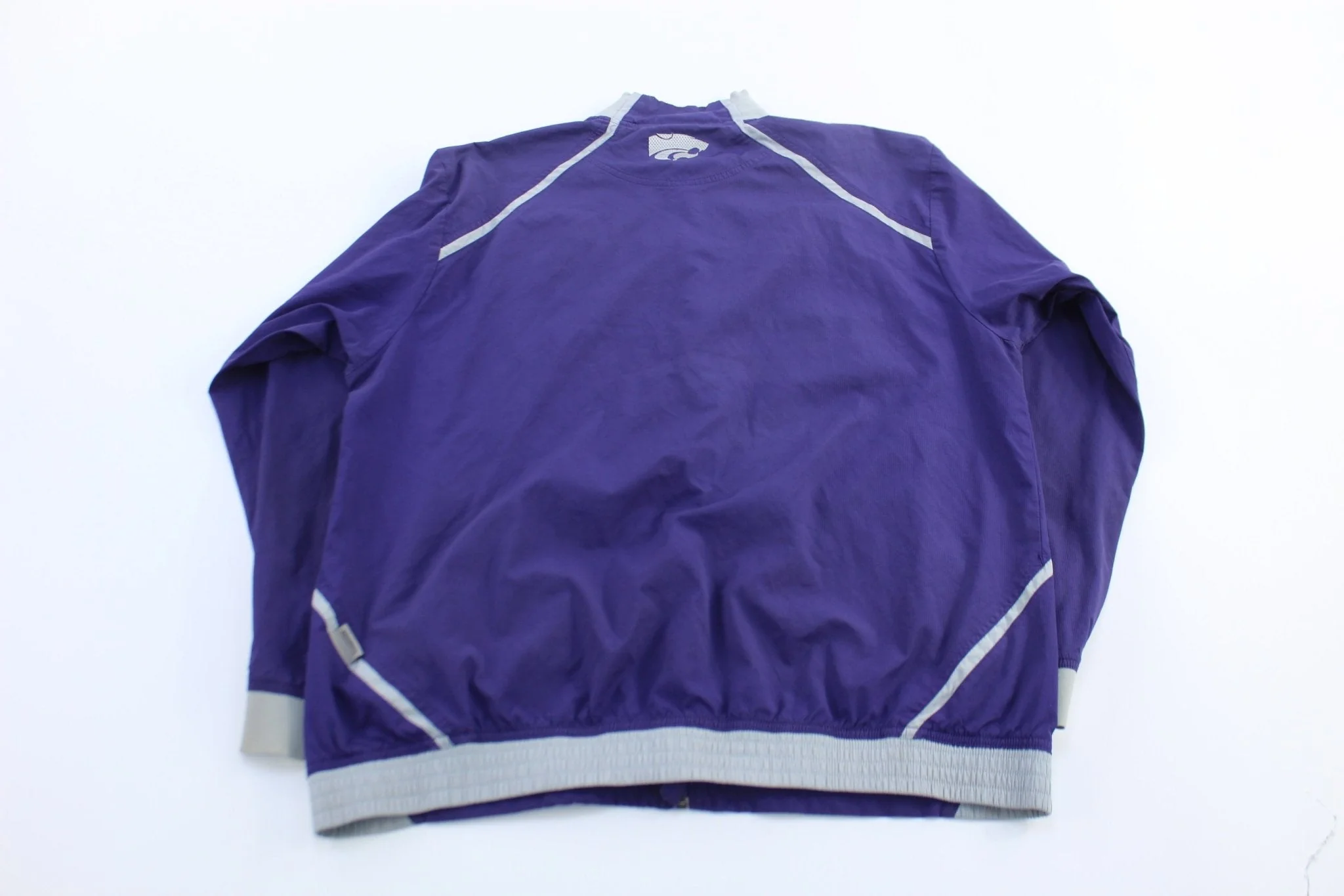 Nike Embroidered Logo Kansas State Wildcats Zip Up Jacket - Image 2