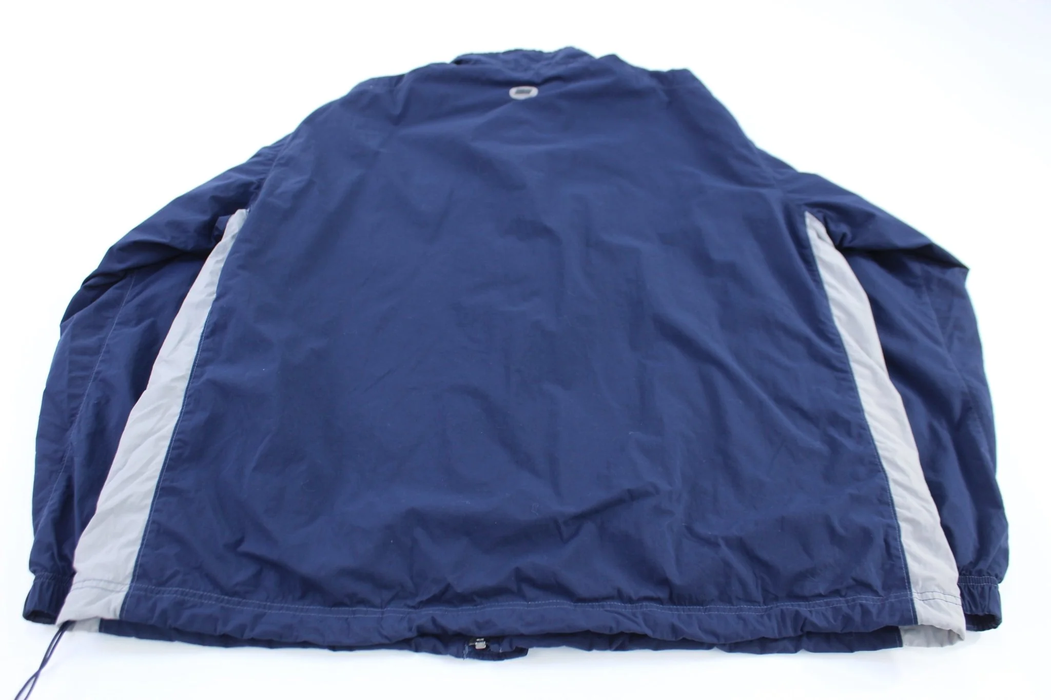 Y2K Nike Embroidered Swoosh Logo Blue Windbreaker Jacket - Image 2