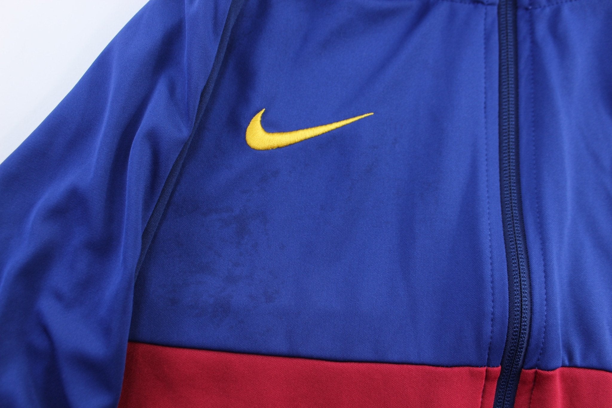 Nike Embroidered Swoosh Logo FC Barcelona Colorblock Jacket - Image 3