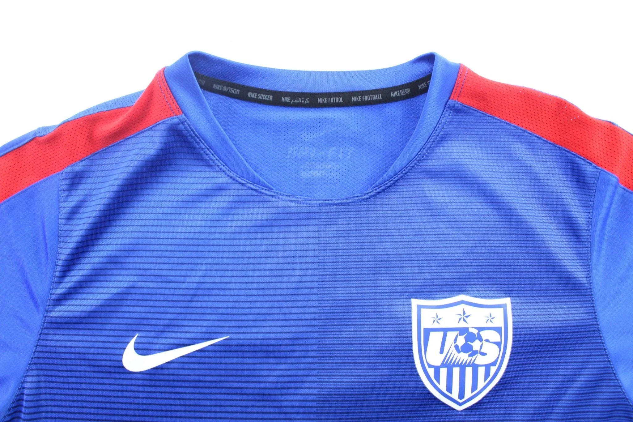 Nike Logo Team USA Blue Soccer Jersey - Image 3