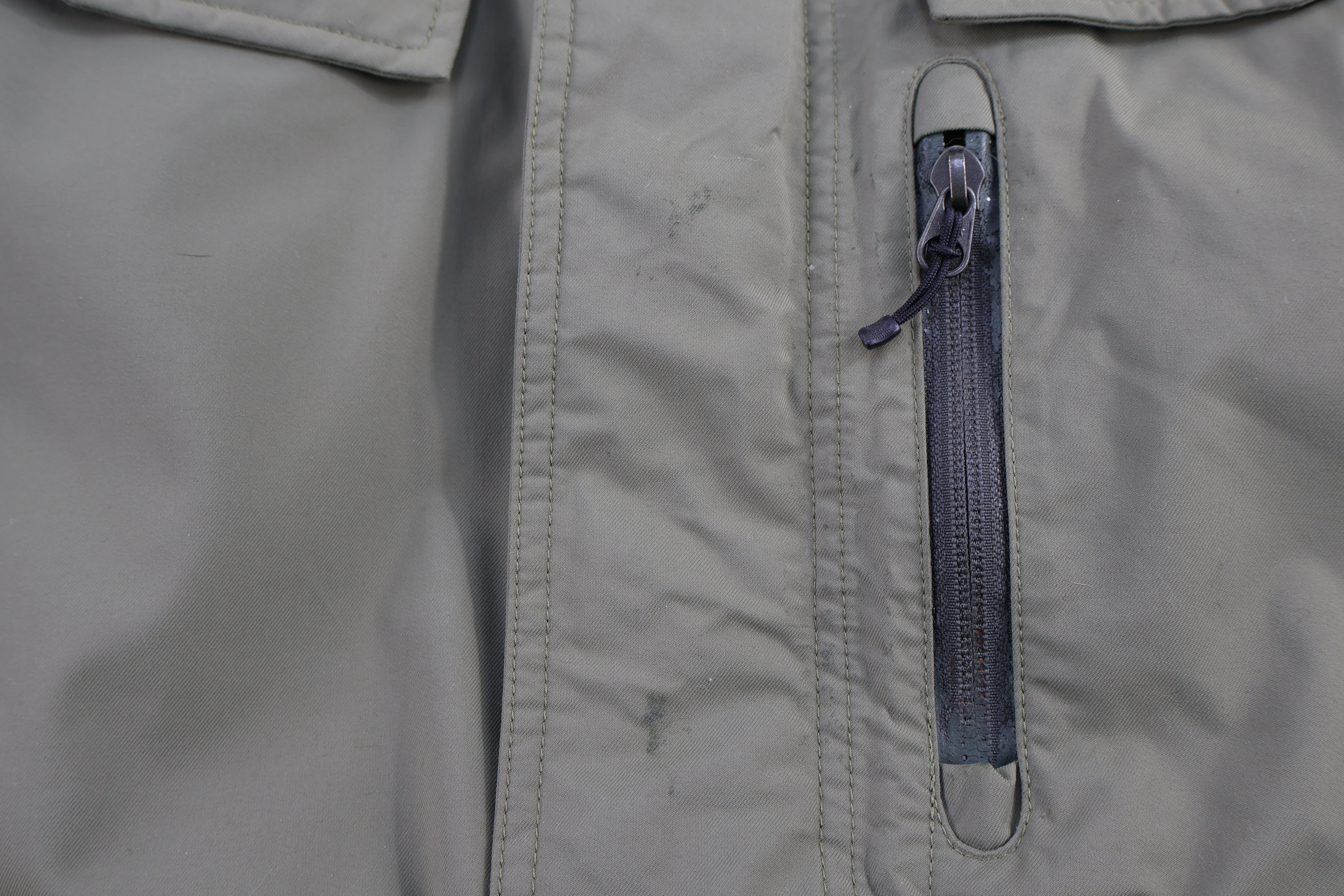 Nike Sportswear Olive Green Full Zip Jacket - Image 3