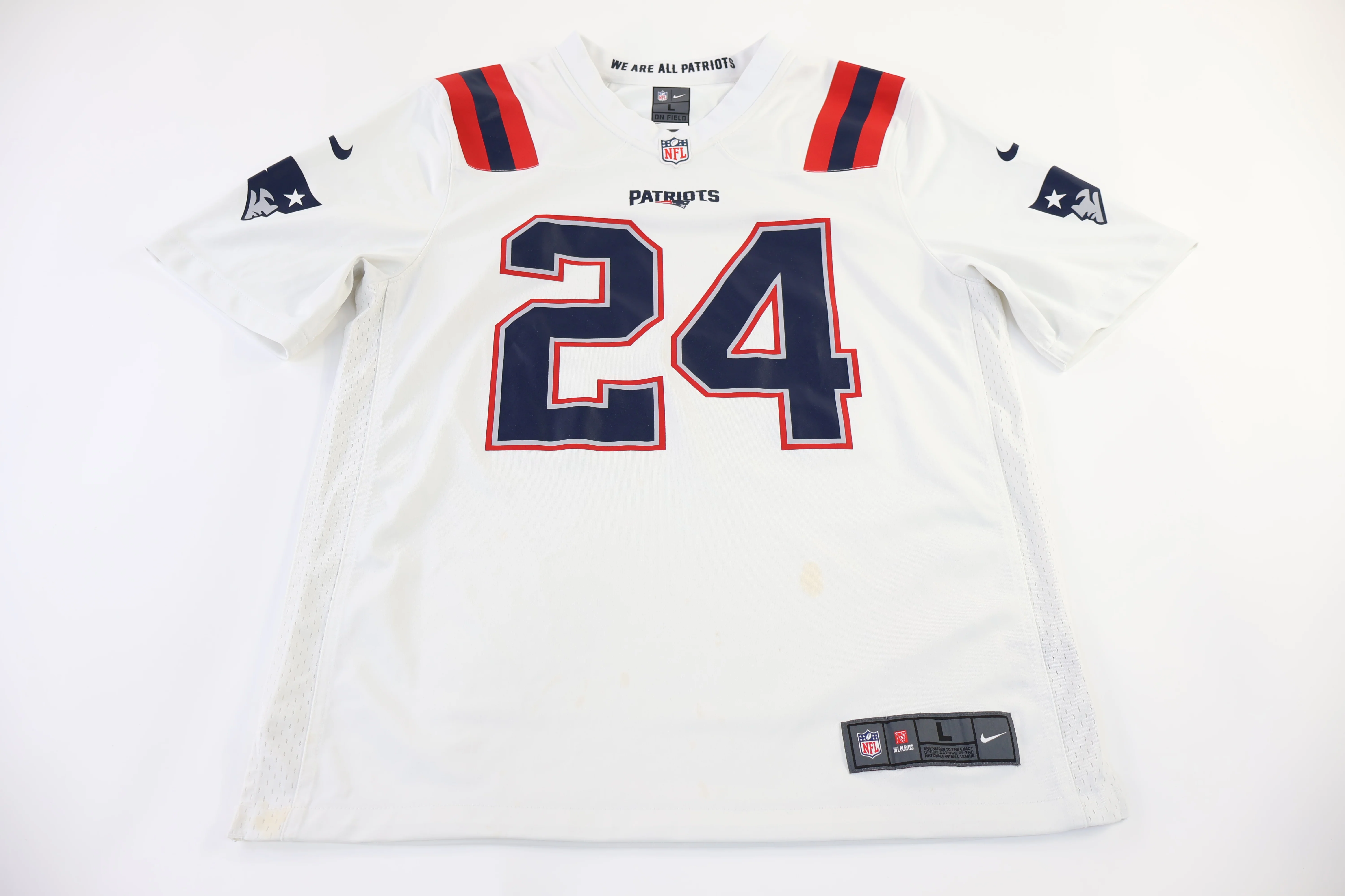 Nike Stephon Gilmore New England Patriots Football Jersey - Image 2