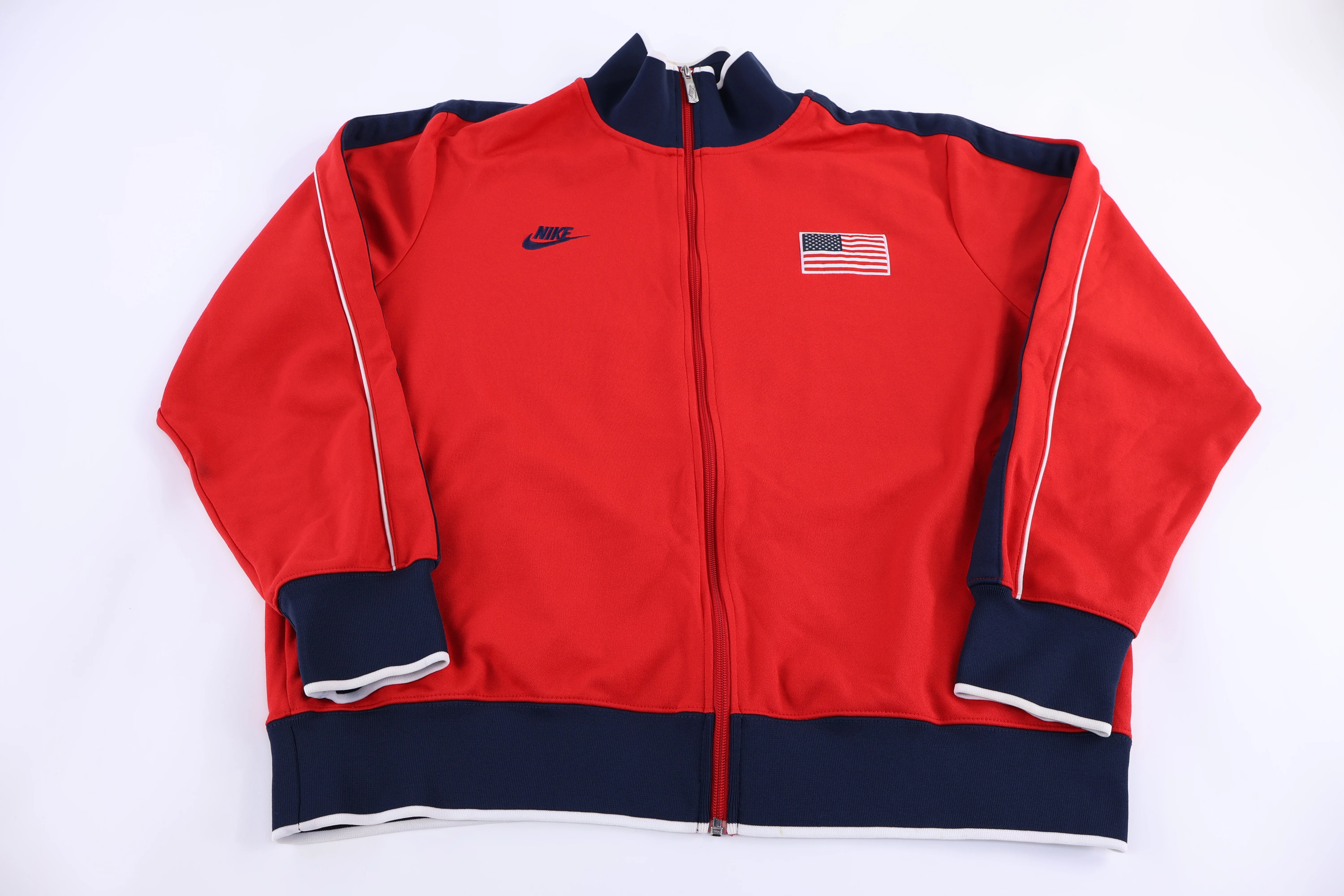Nike Team USA Embroidered Logo Full Zip Track Jacket