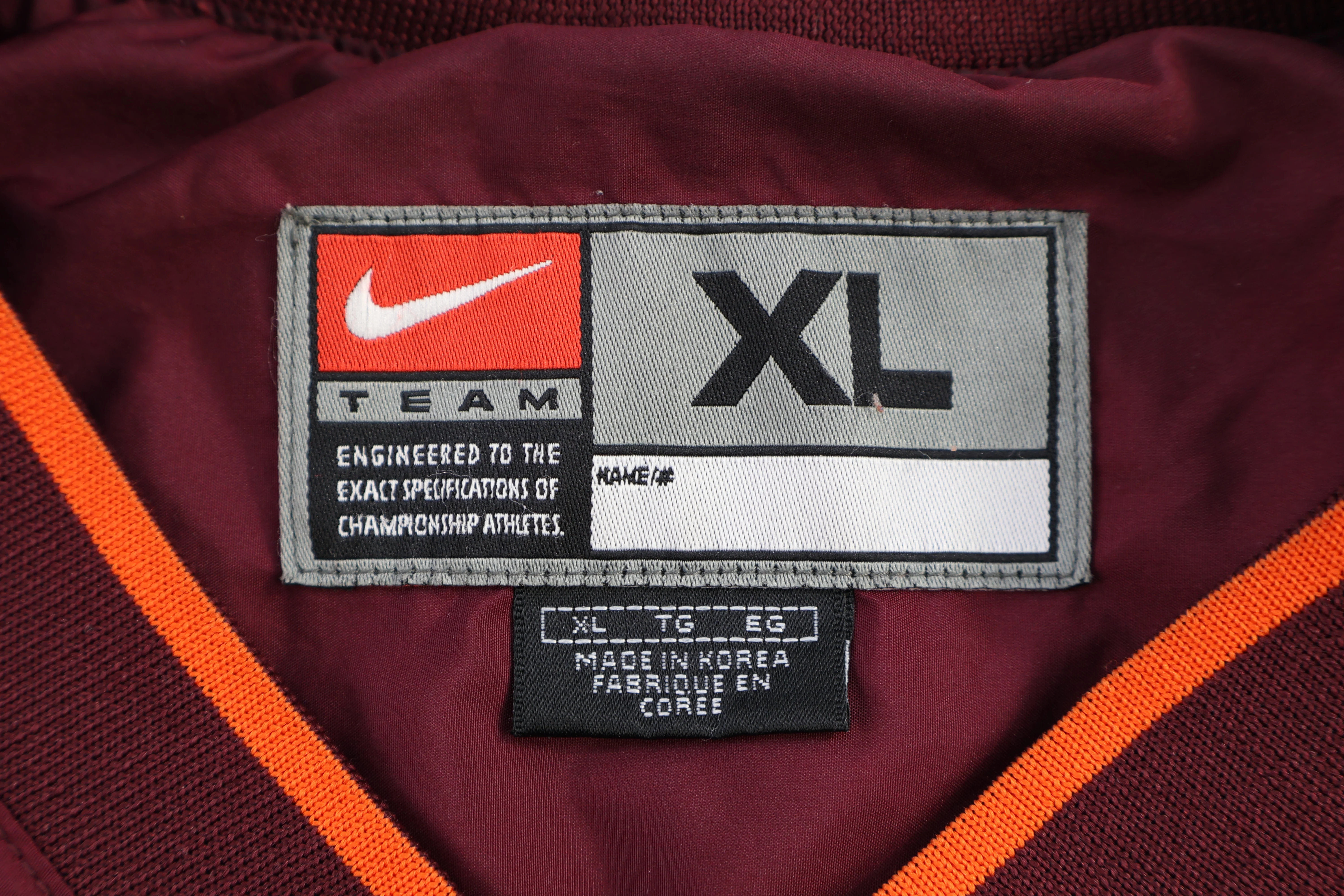 Nike Team Virginia Tech Pullover Windbreaker - Image 4