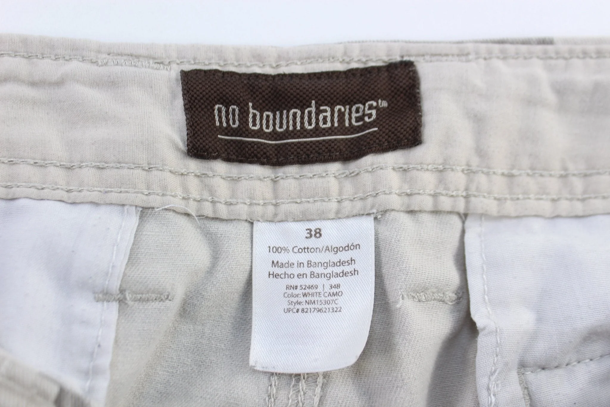 No Boundaries Camo Cargo Shorts - Image 4