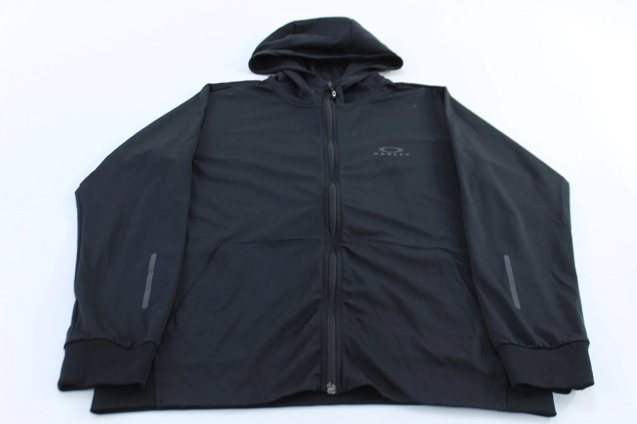 Oakley Logo Black Active Full Zip Hoodie