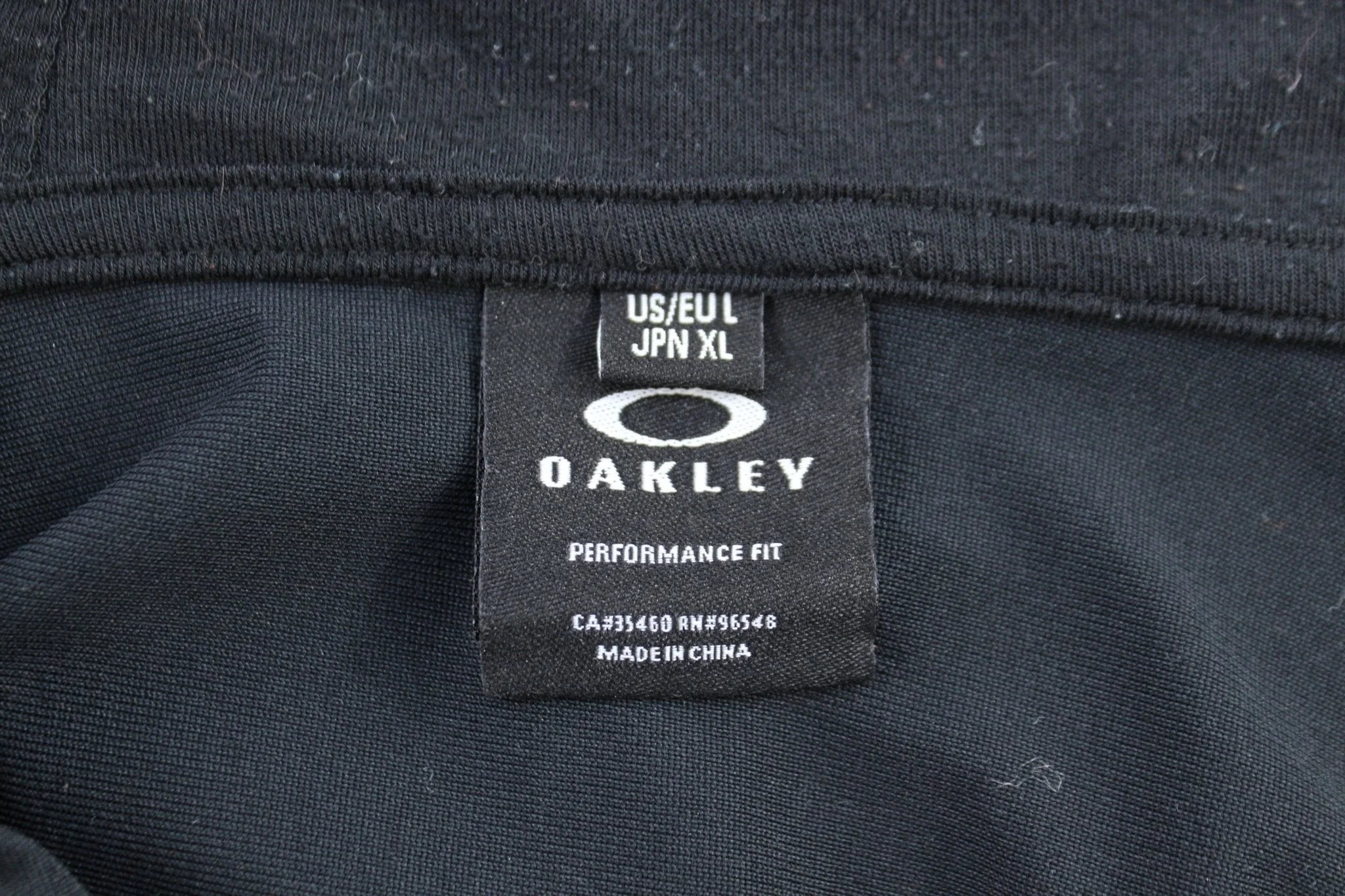 Oakley Logo Black Active Full Zip Hoodie - Image 3