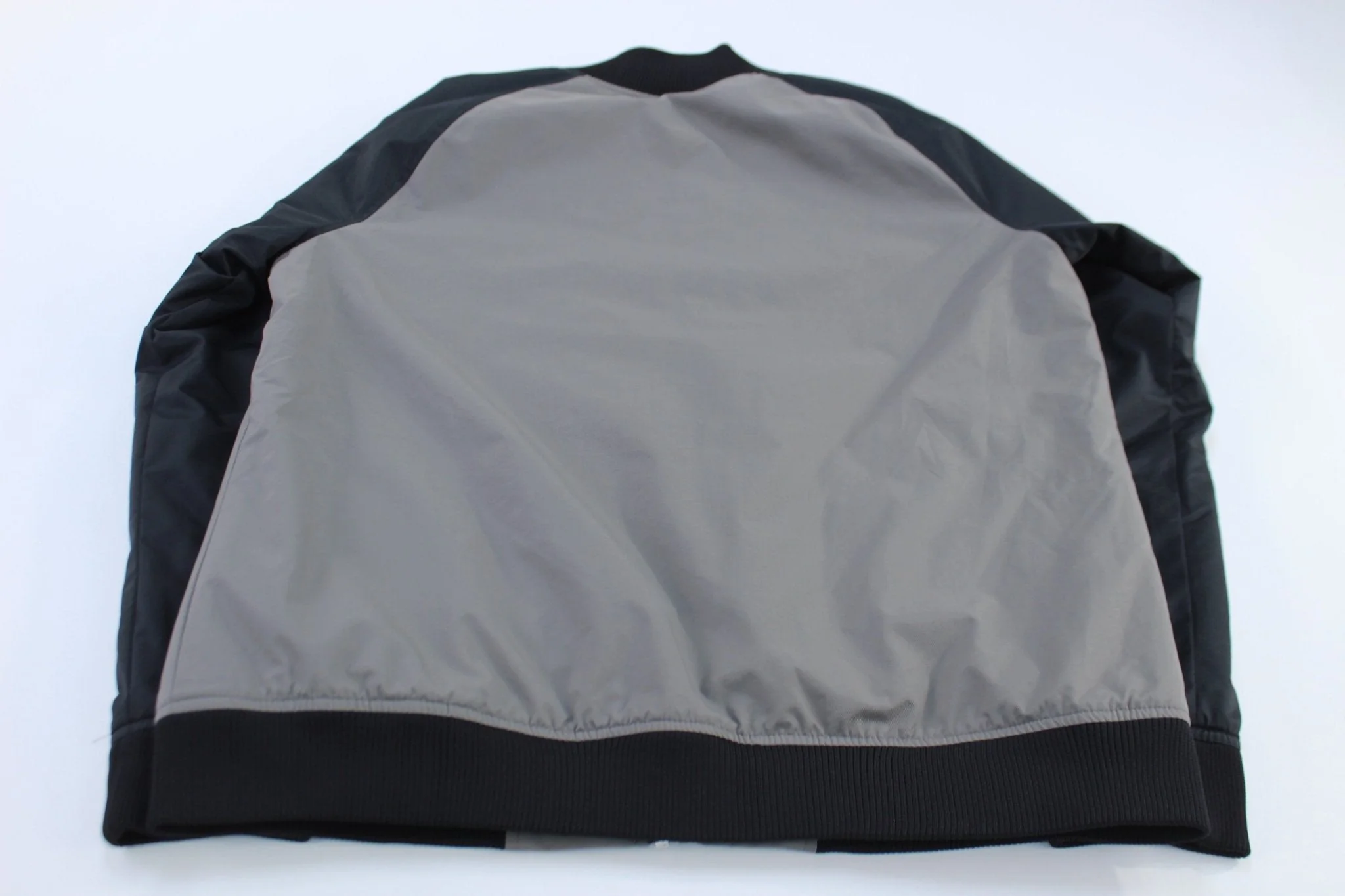 Oakley Logo Embroidered Black & Grey Full Zip Jacket - Image 2