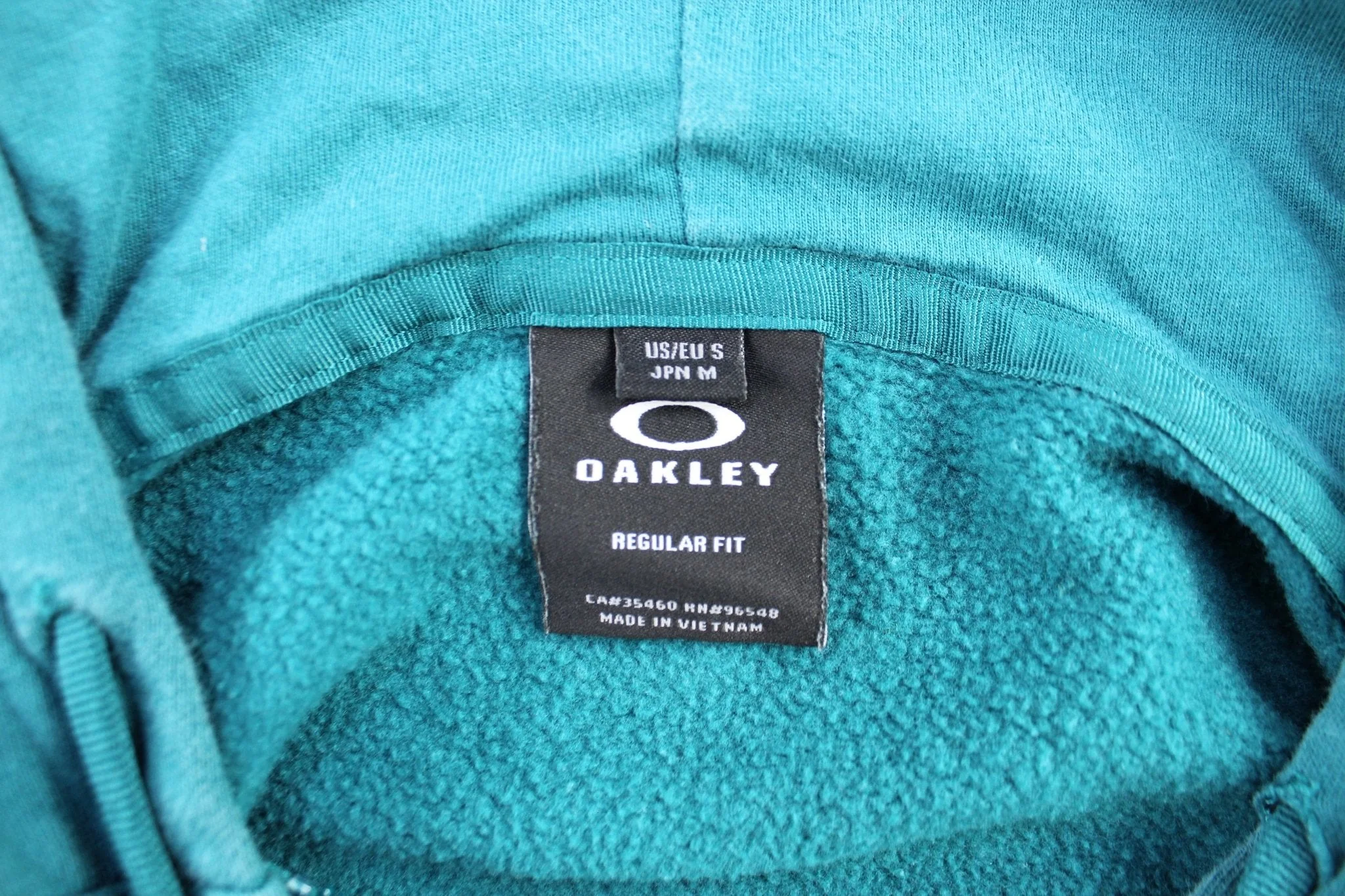 Oakley Logo Hang Loose Teal Pullover Hoodie - Image 4