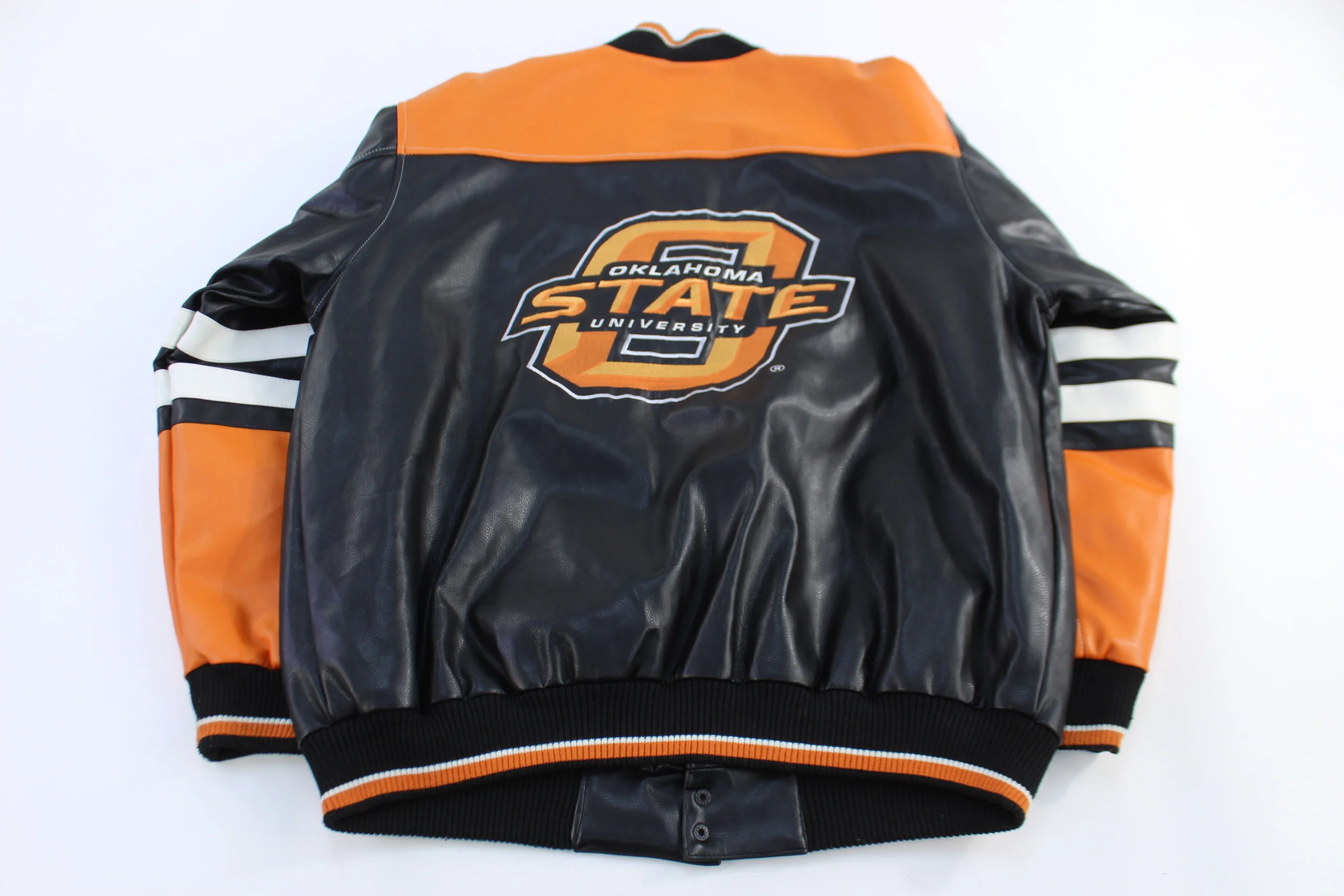 Oklahoma State University Full Zip Bomber Jacket - Image 2