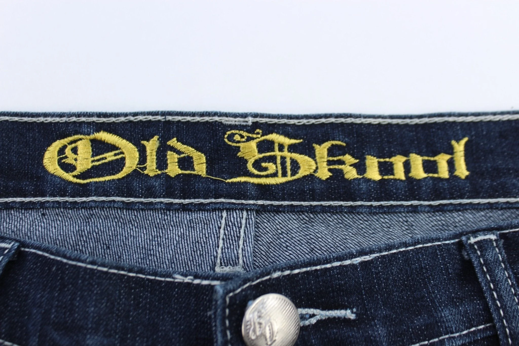 Old SKool Dark Wash Denim Jeans - Image 4