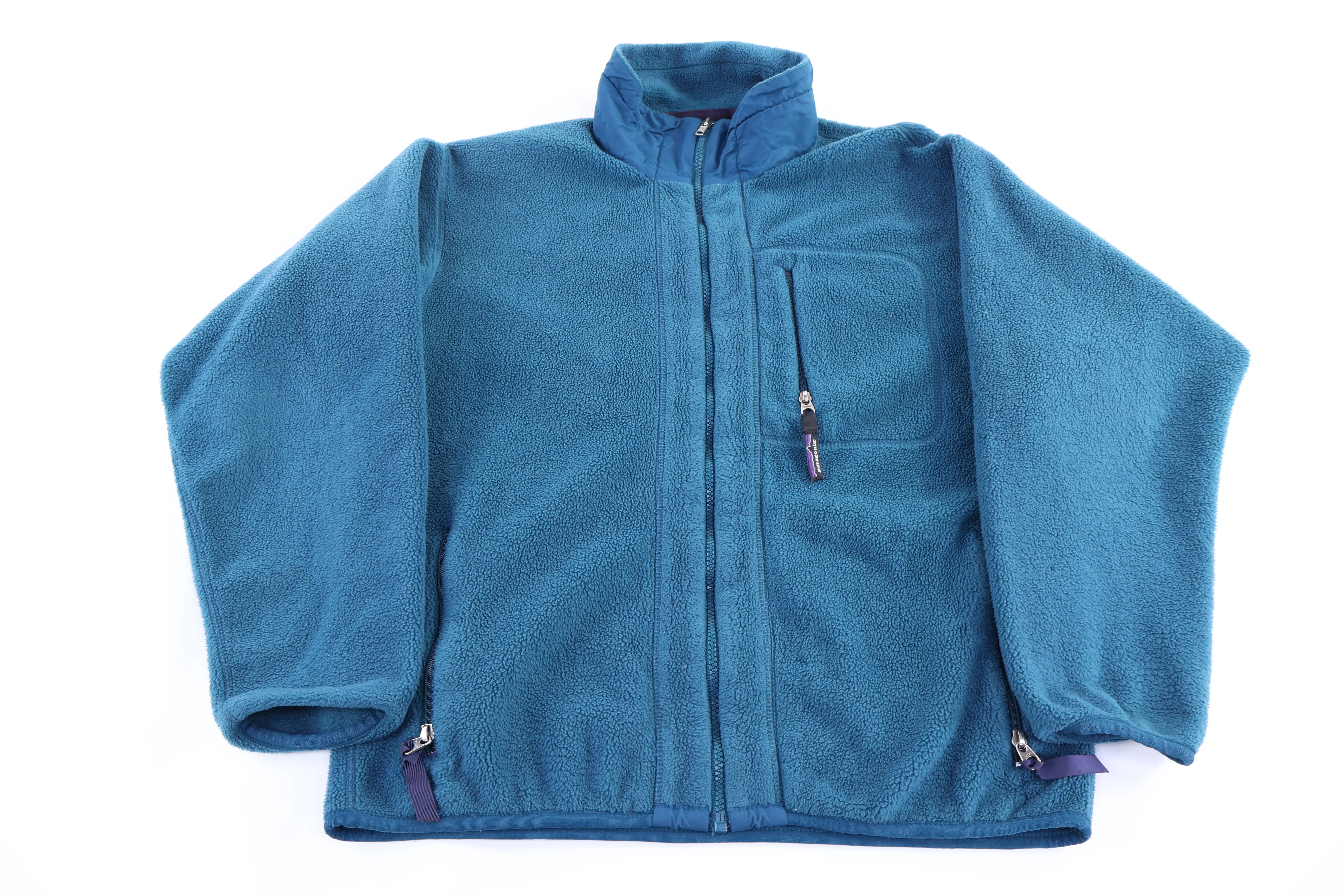 Patagonia Blue Full Zip Fleece Jacket
