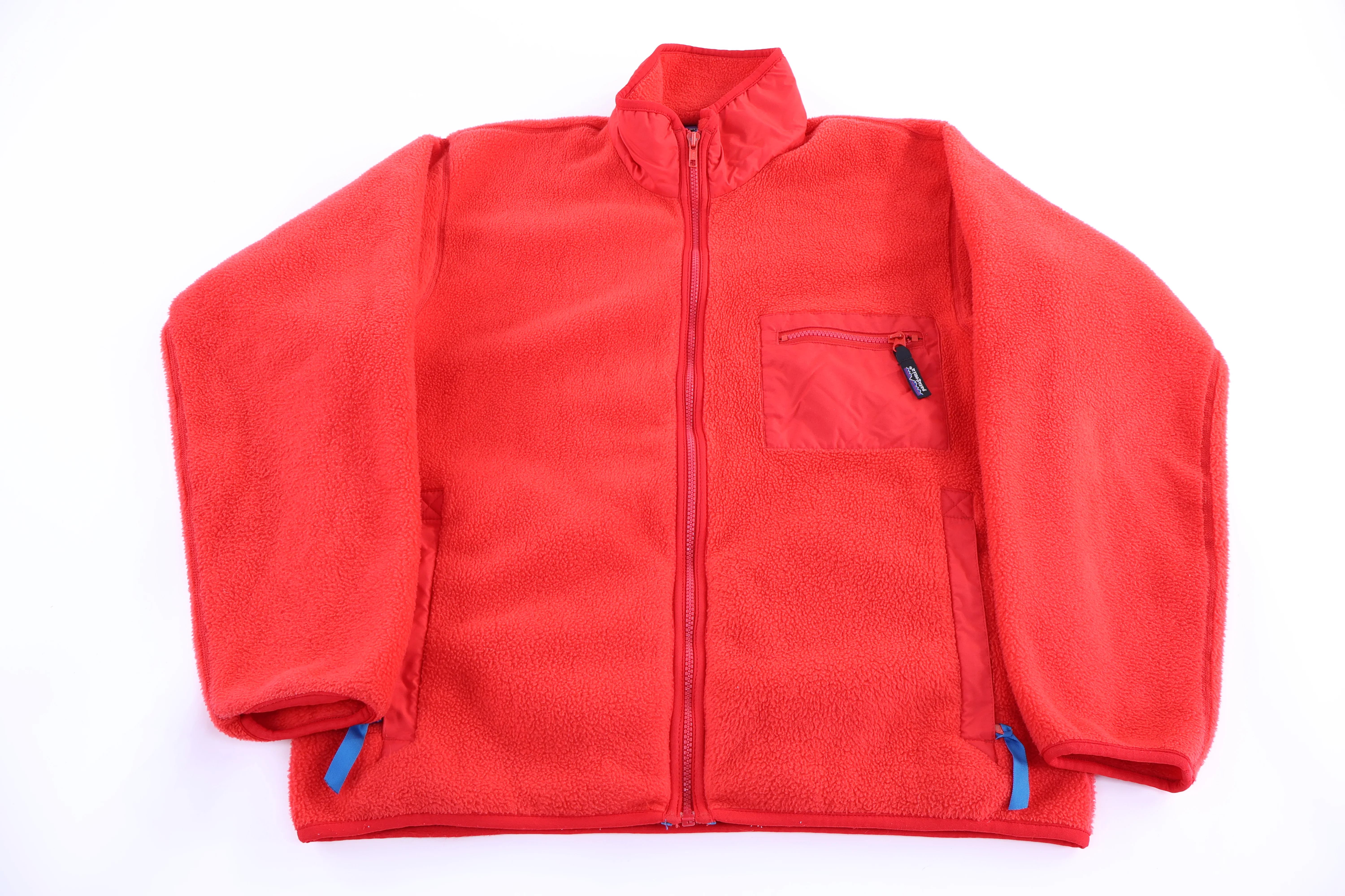 90’s Patagonia Full Zip Red Fleece Jacket