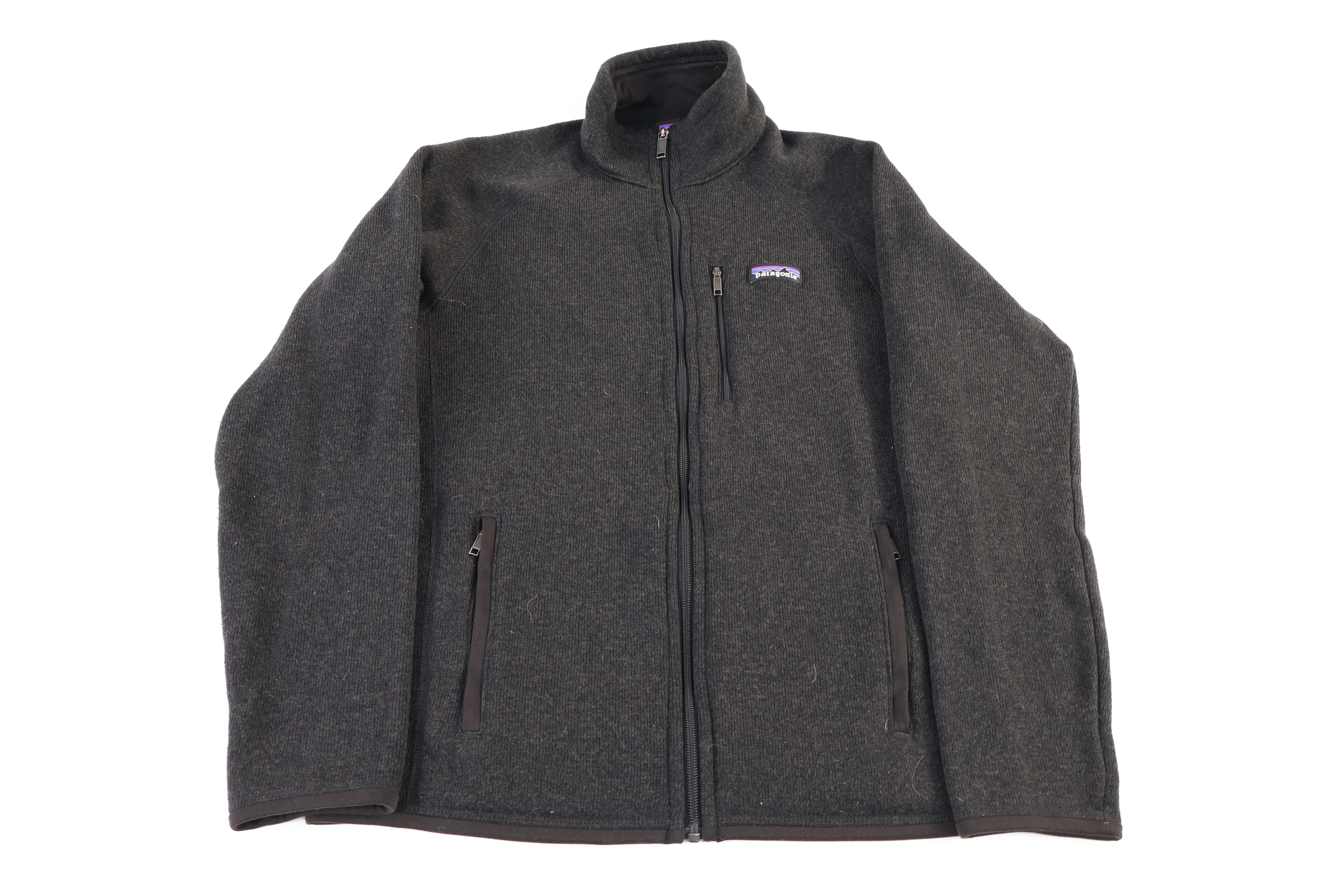 Patagonia Logo Patch Black Full Zip Jacket - Image 2