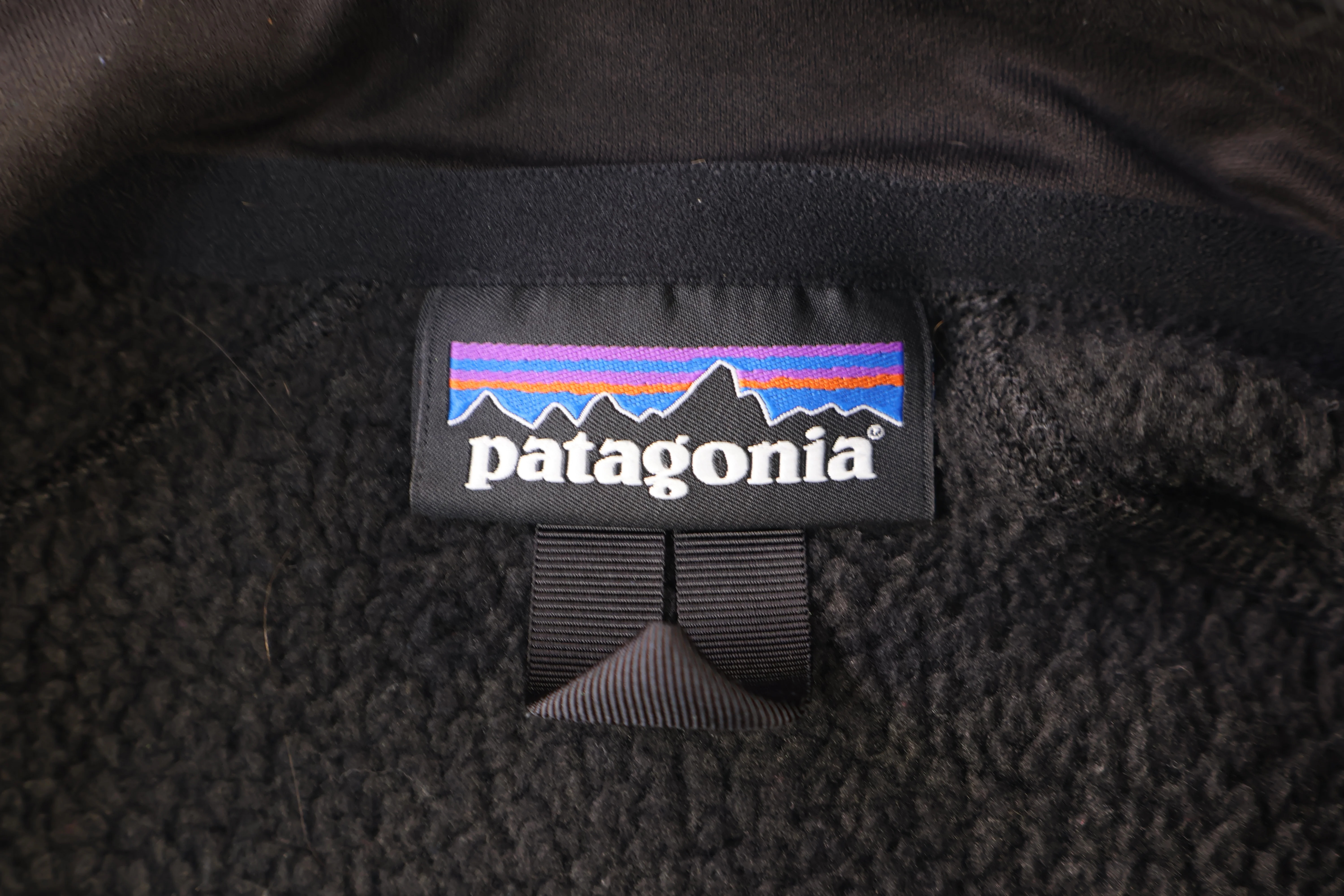 Patagonia Logo Patch Black Full Zip Jacket - Image 4