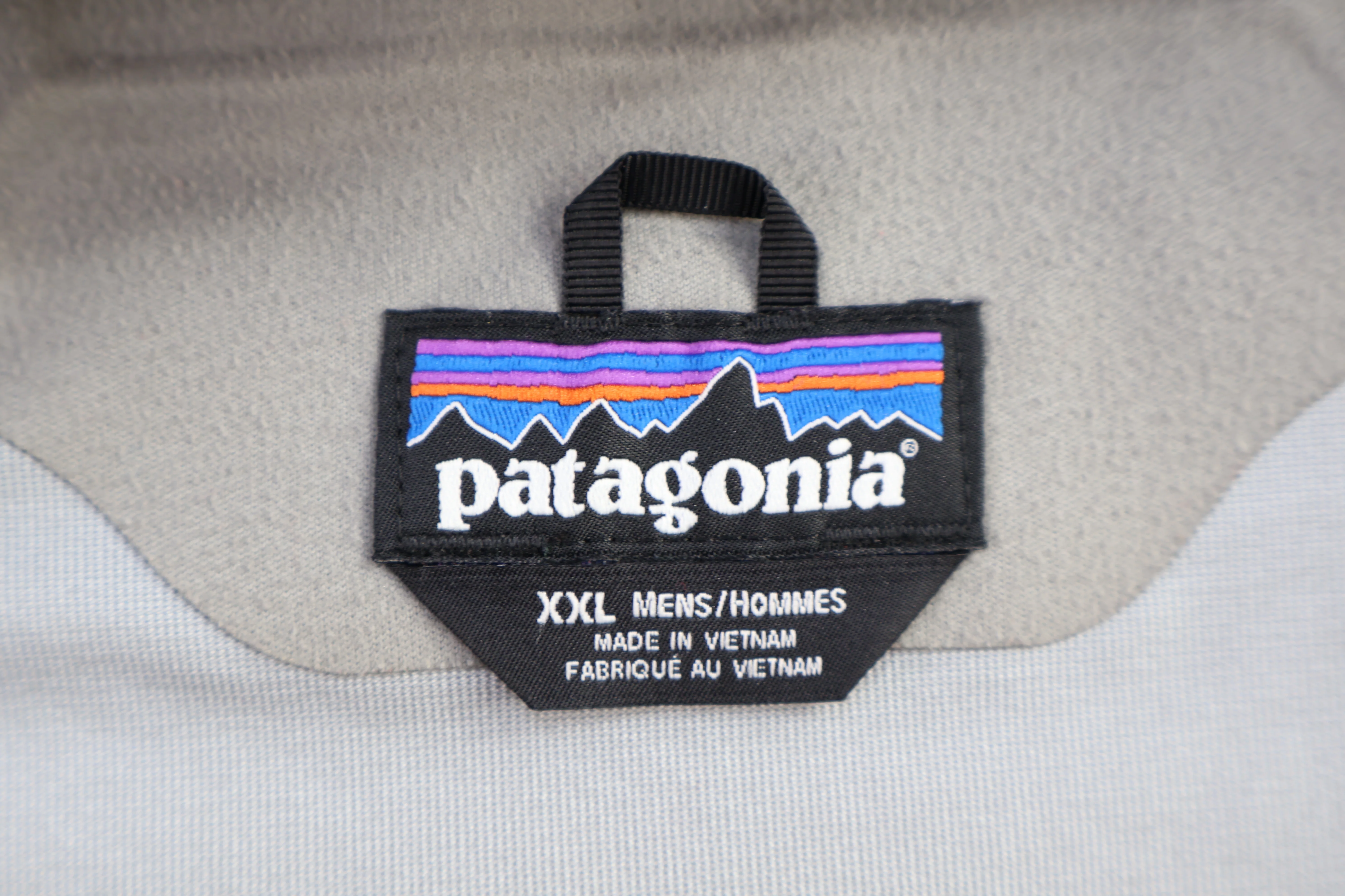 Patagonia Logo Patch Blue & Red Full Zip Jacket - Image 3