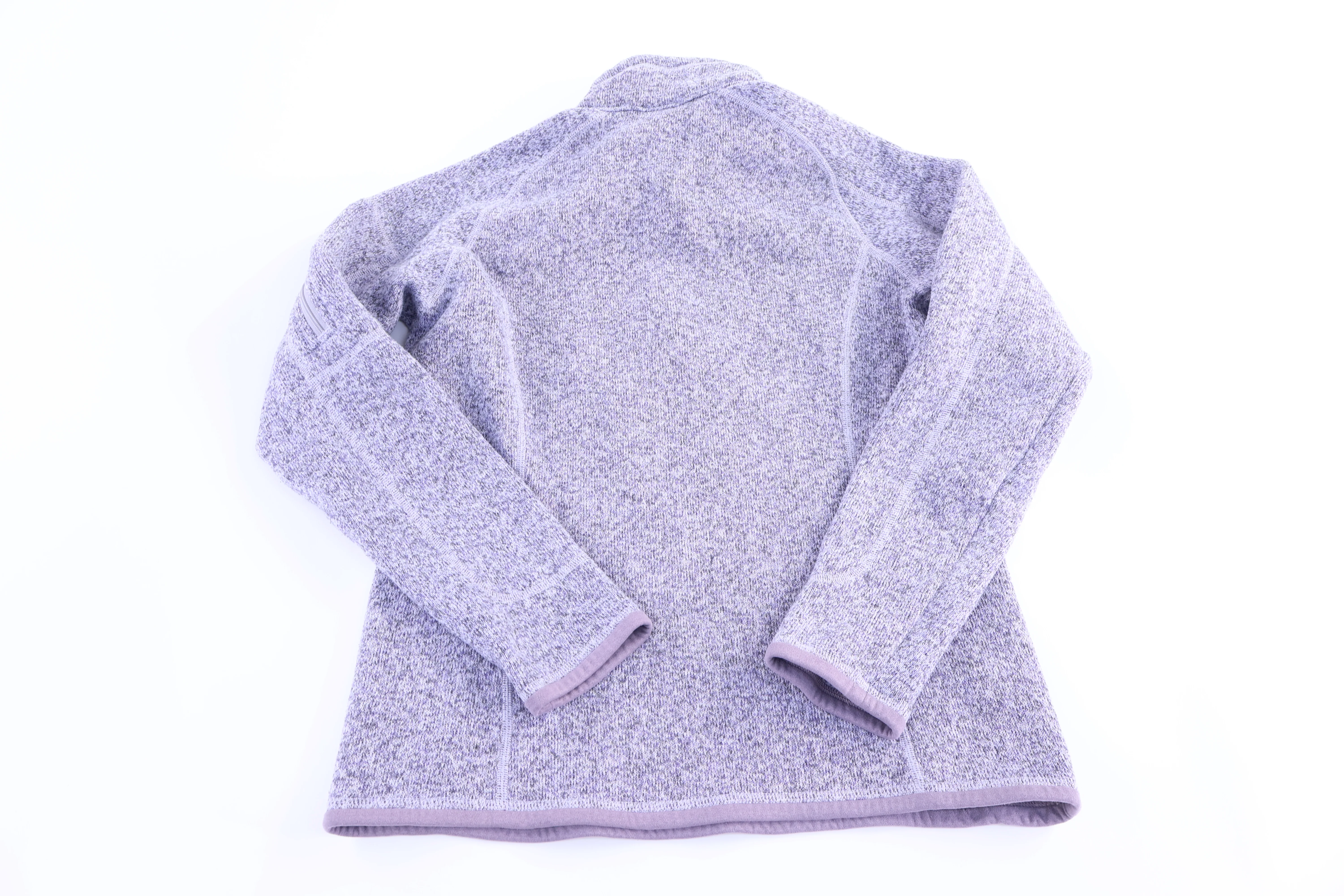 Patagonia Logo Patch Purple Quarter Zip Pullover - Image 2