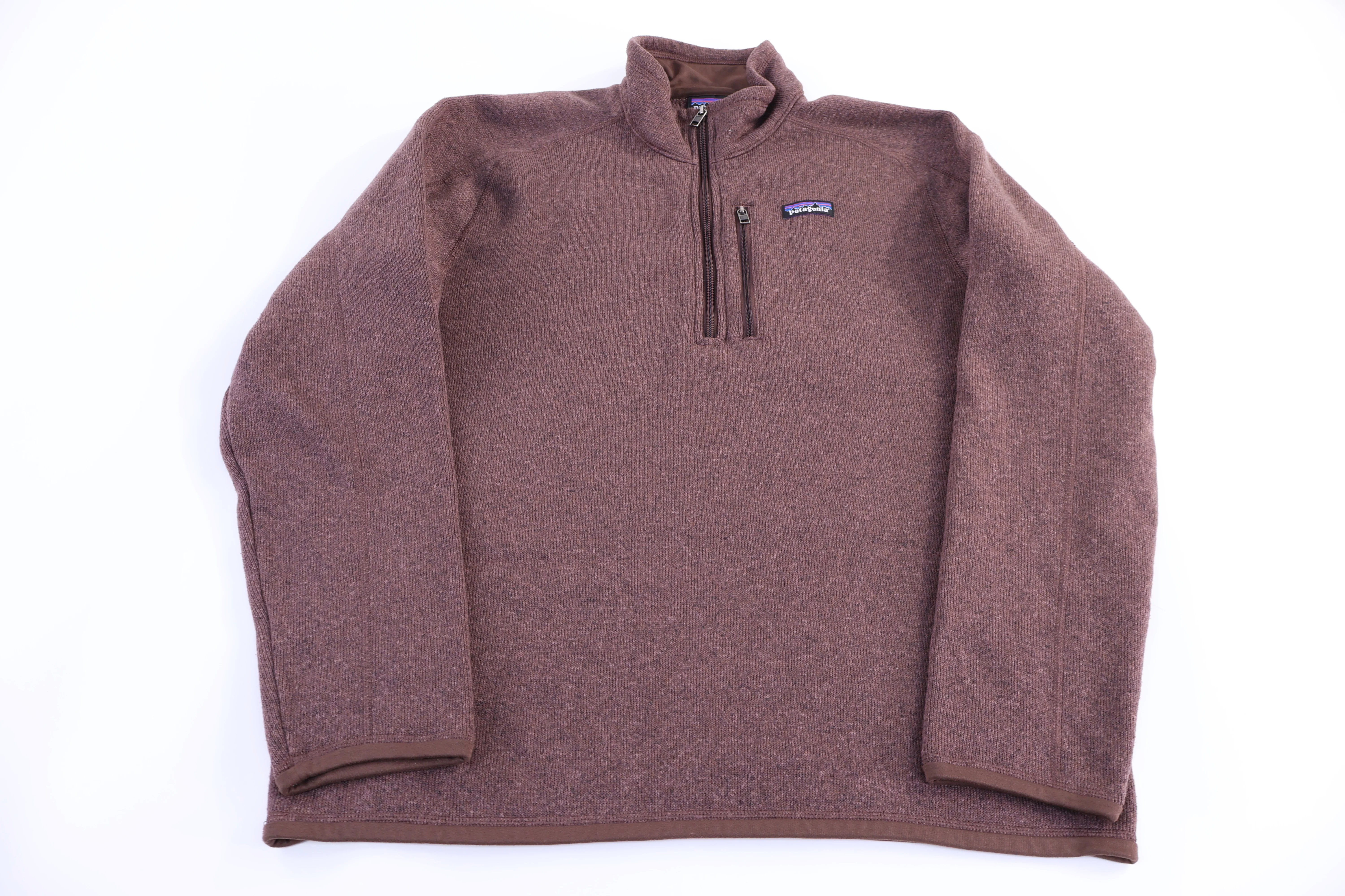 Patagonia Logo Patch Quarter Zip Pullover Sweater