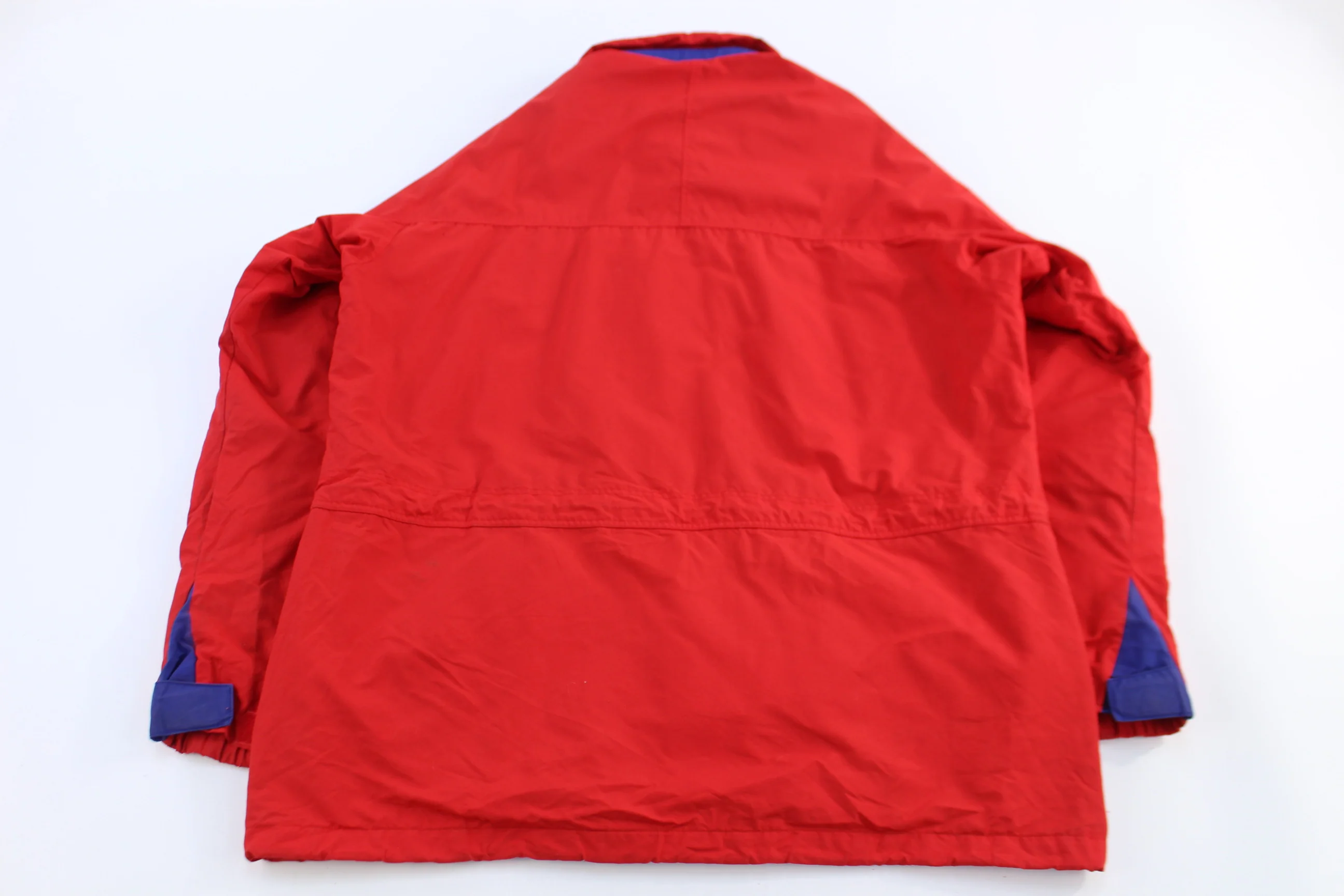 Patagonia Logo Patch Red Full Zip Parka Jacket - Image 2