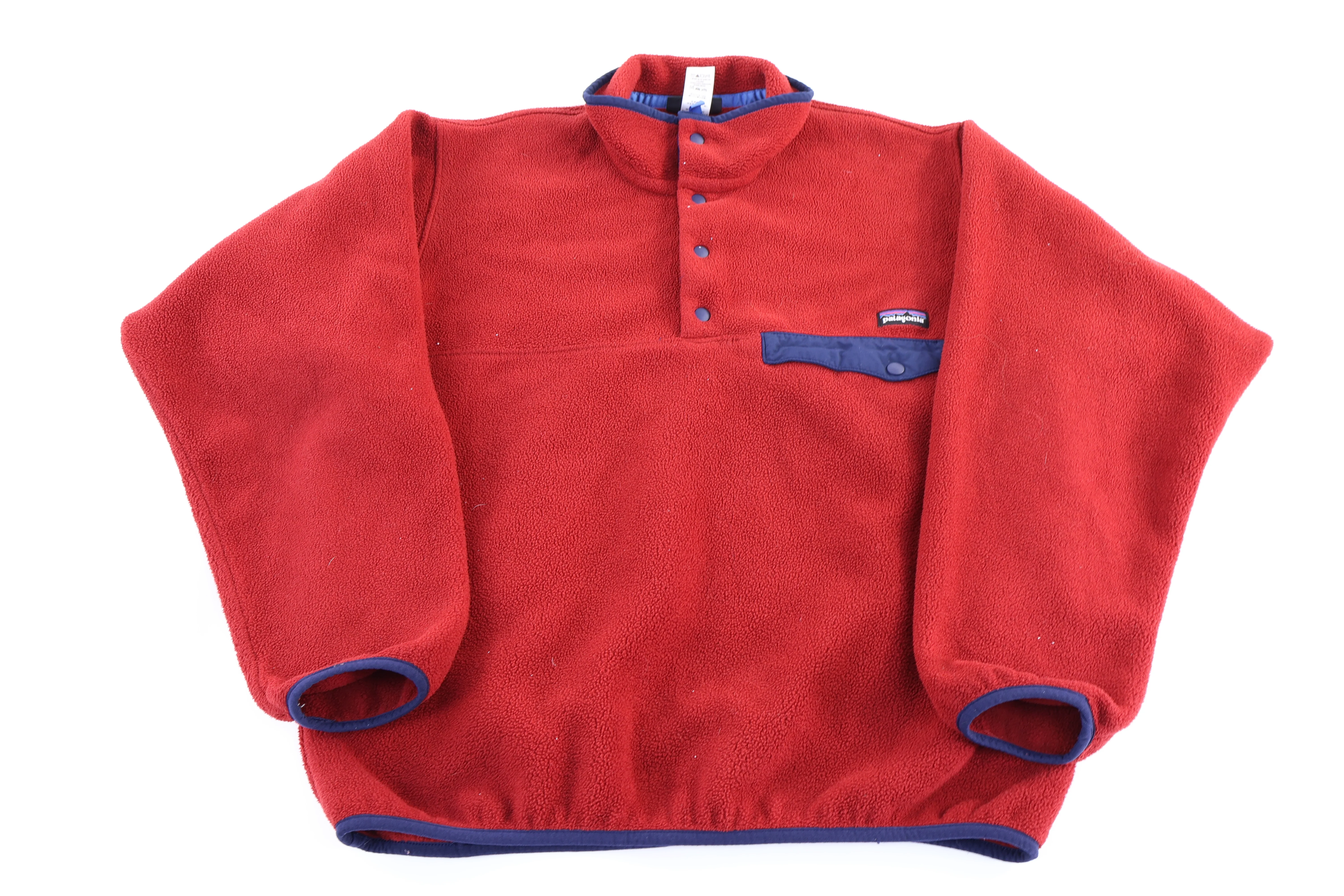 Patagonia Logo Patch Synchilla Snap-T Pulover