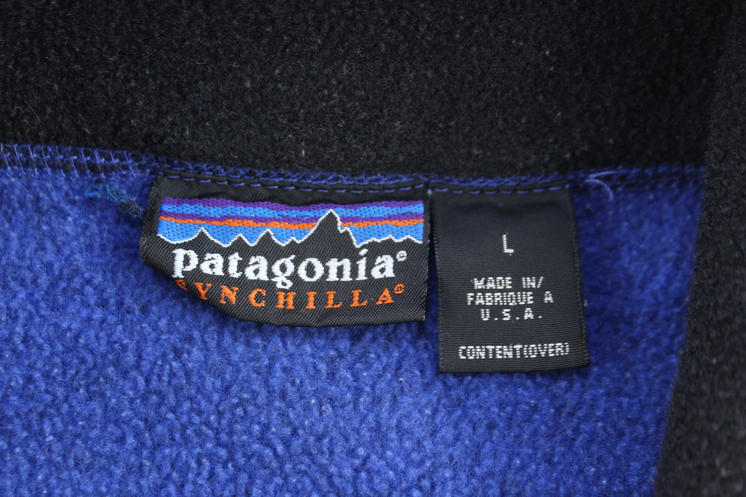 Patagonia Synchilla Blue Full Zip Vest - Image 3