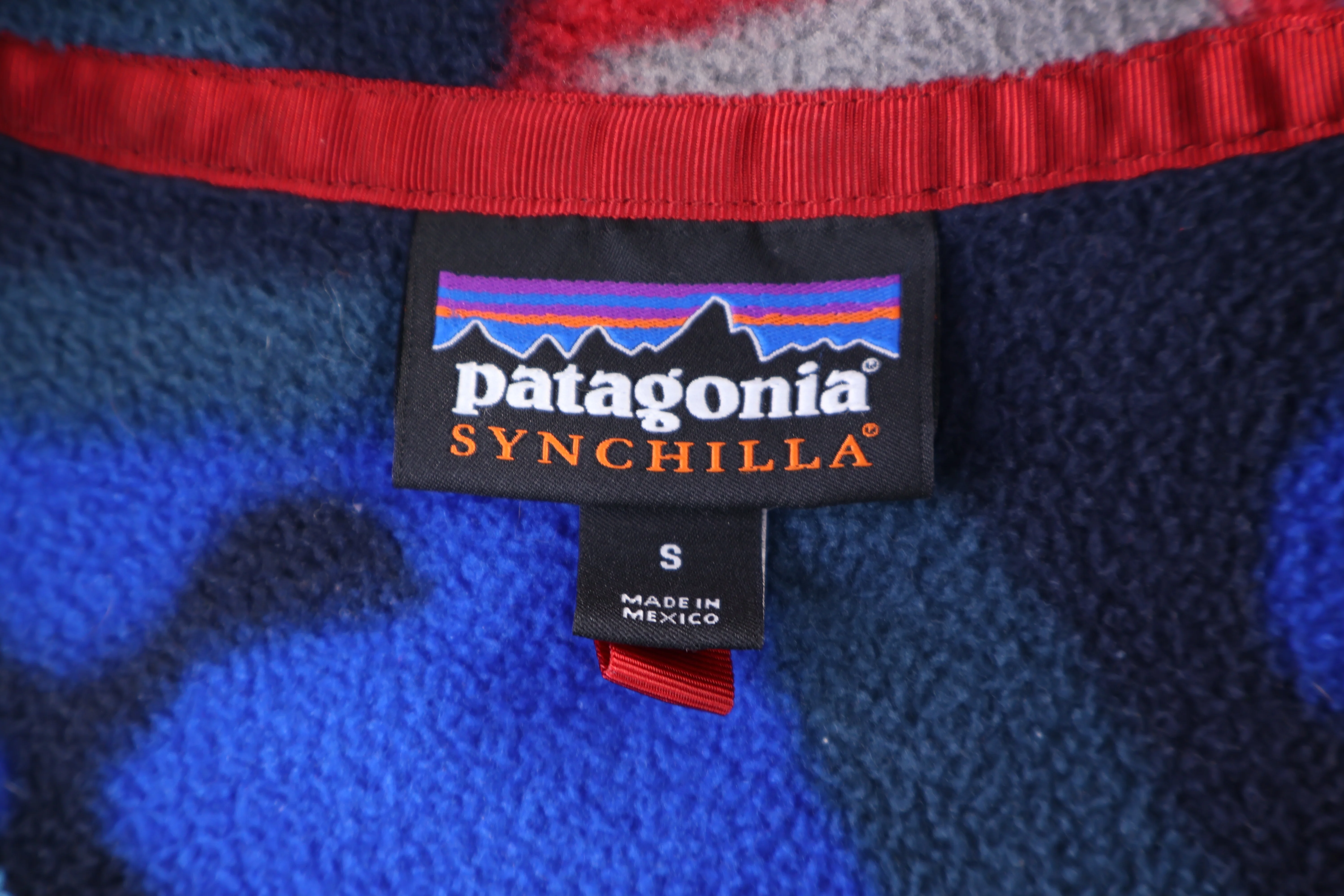 Patagonia Synchilla Logo Patch Multipattern Snap-T Fleece Pullover - Image 3