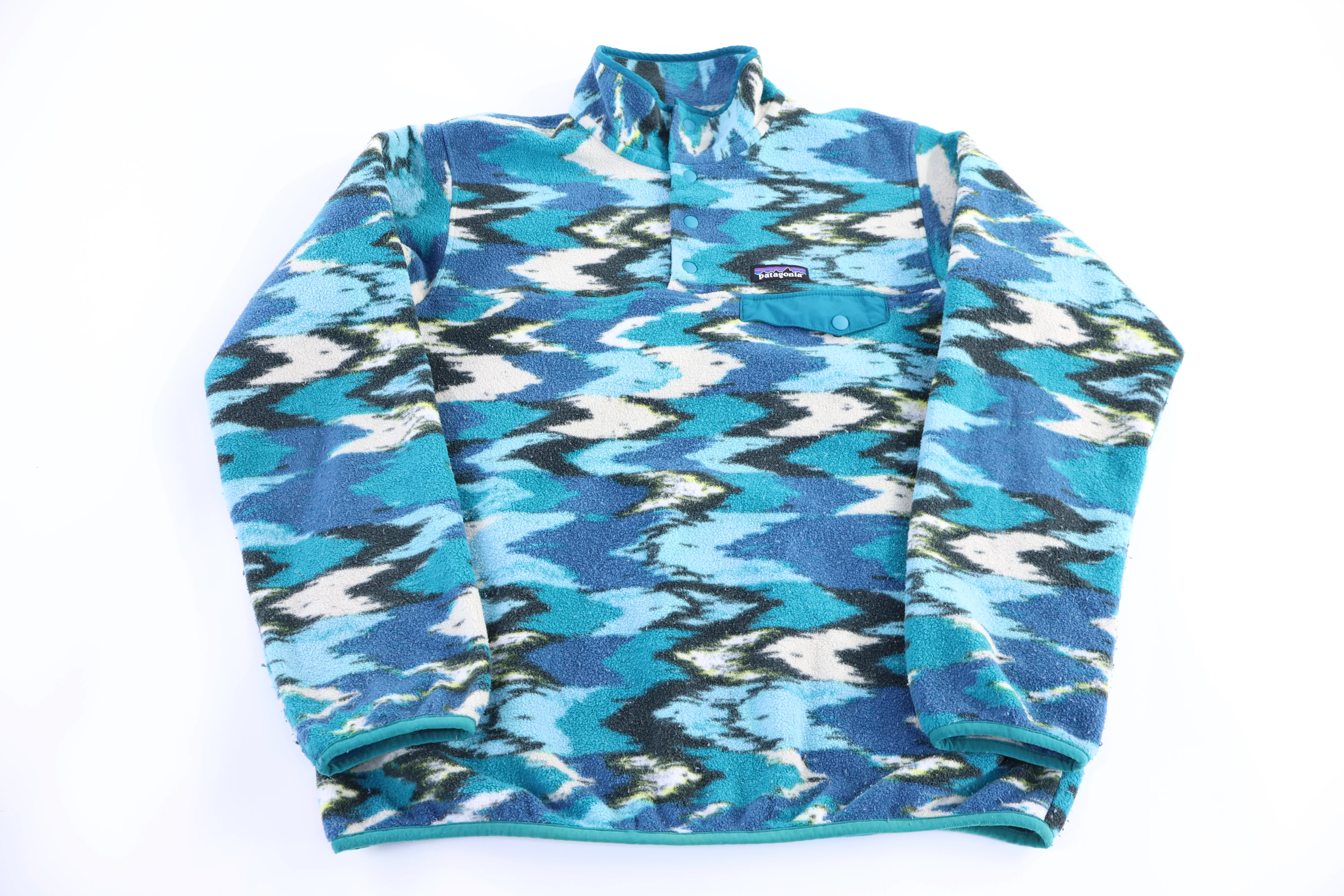 Patagonia Synchilla Logo Patch Snap-T Fleece Pullover