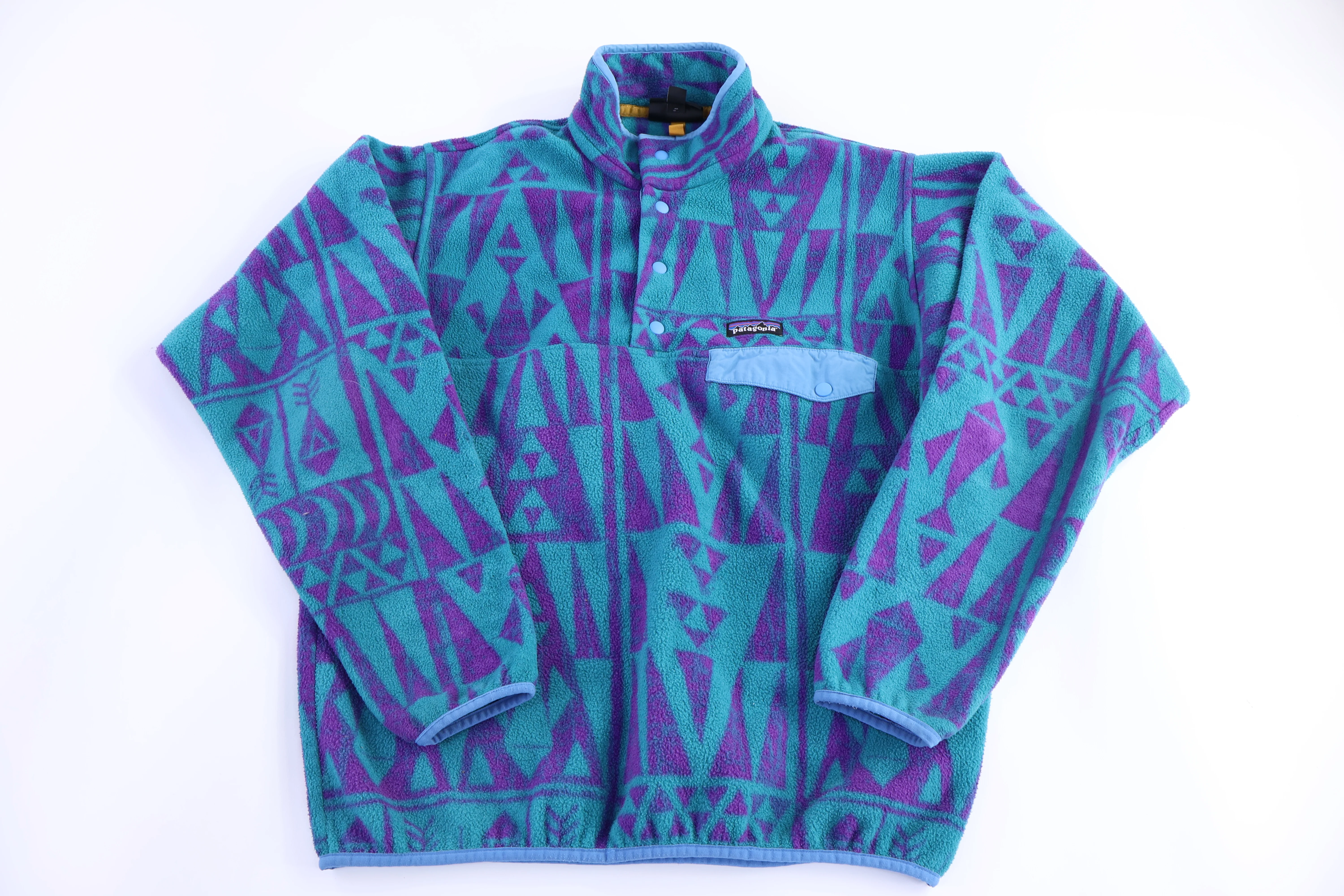 Patagonia Synchilla Logo Patch Snap-T Fleece Pullover