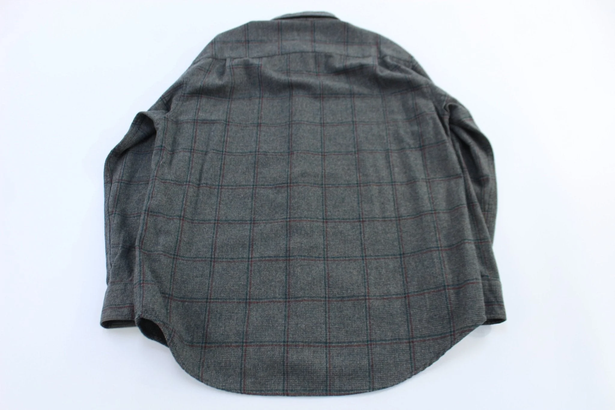 Pendleton Grey Plaid LS Button Down - Image 3